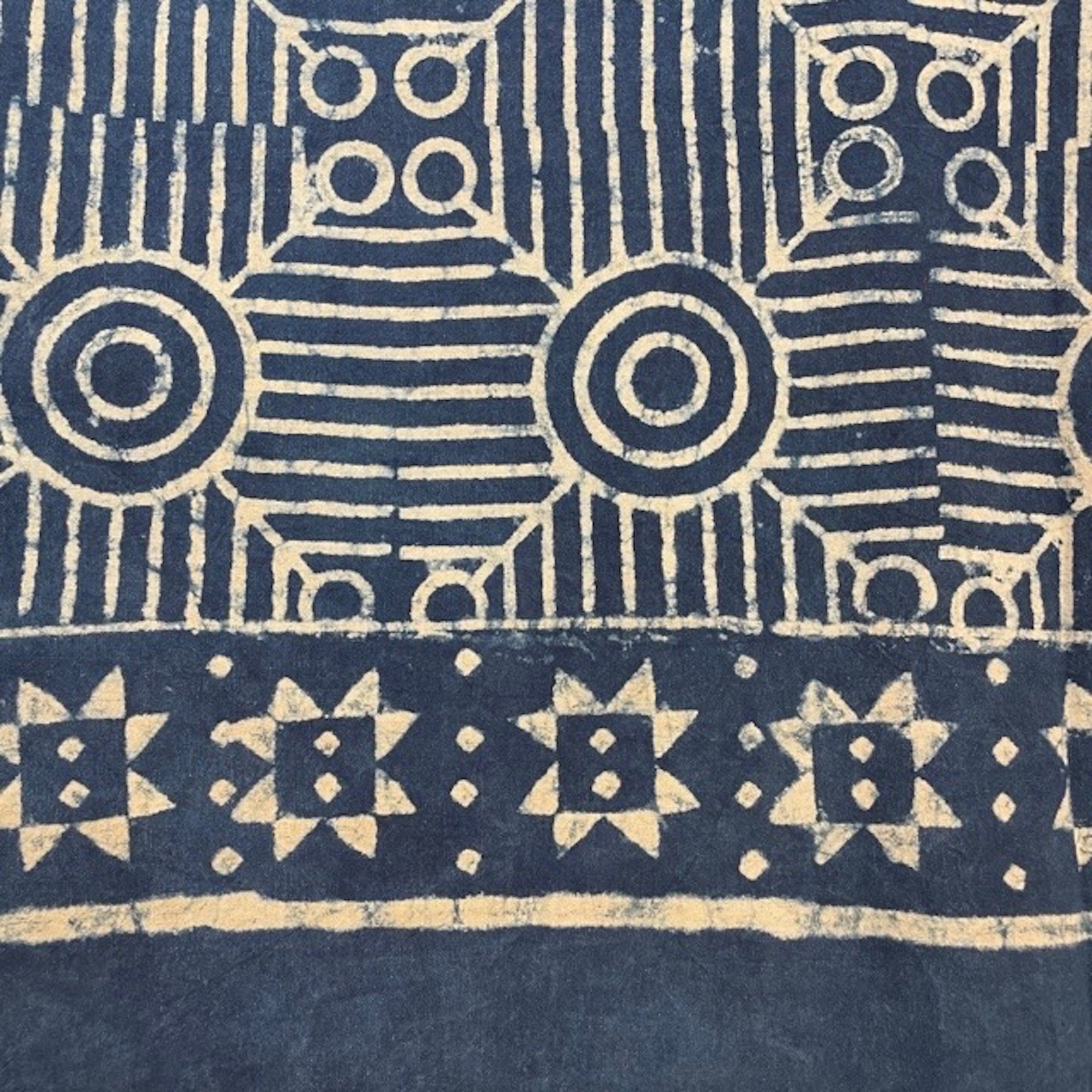 Queen Indigo Block Print Bedcover Collection - Vintage India NYC