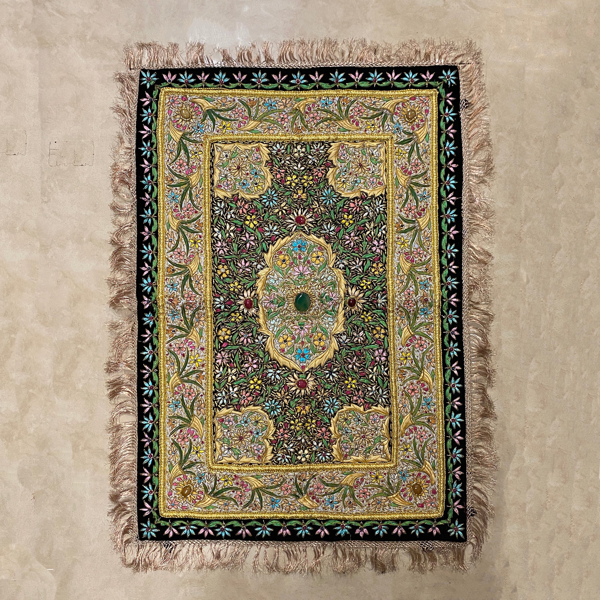 Jeweled Wall Hanging - Vintage India NYC