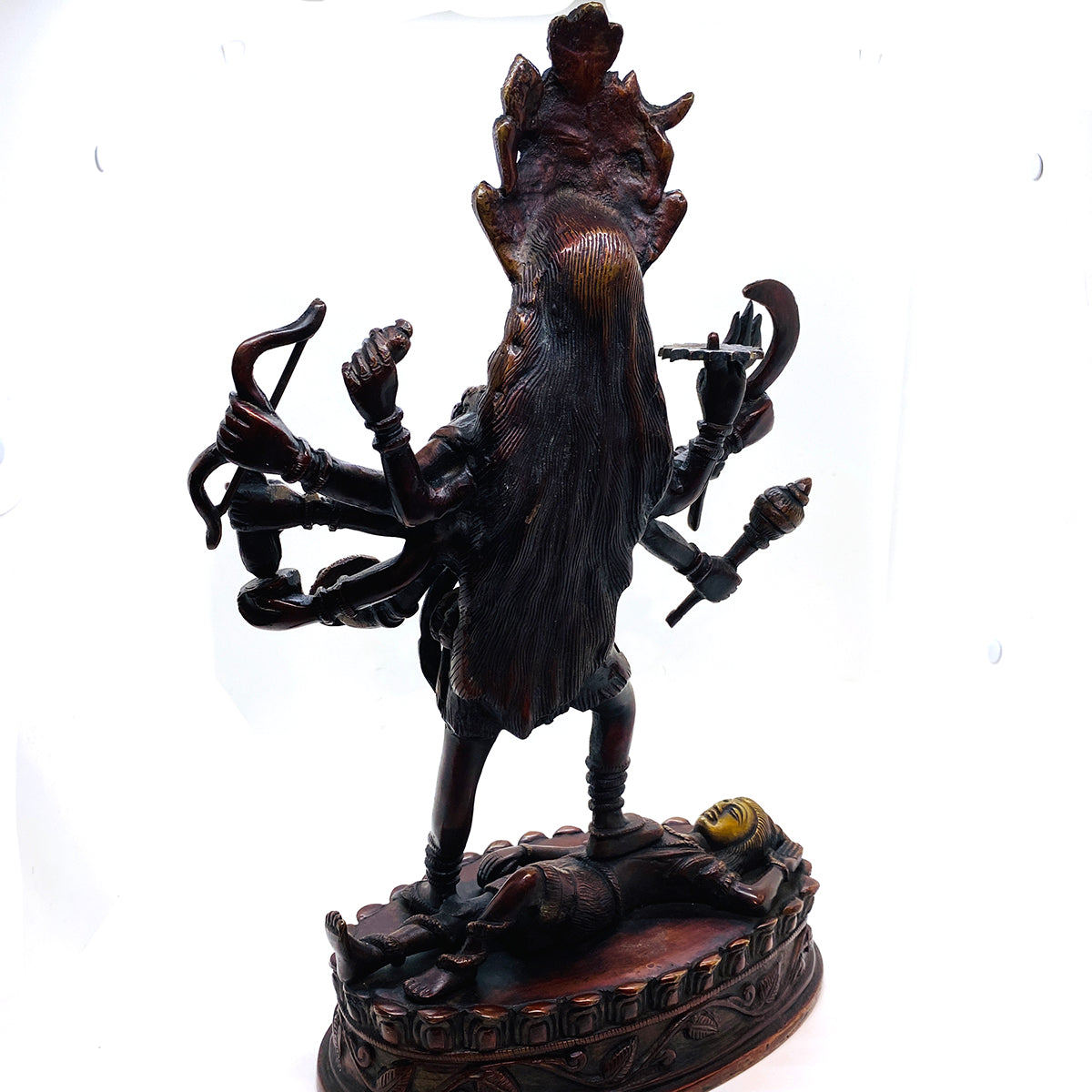 GM Brass Kali 14.5 inches - Vintage India NYC