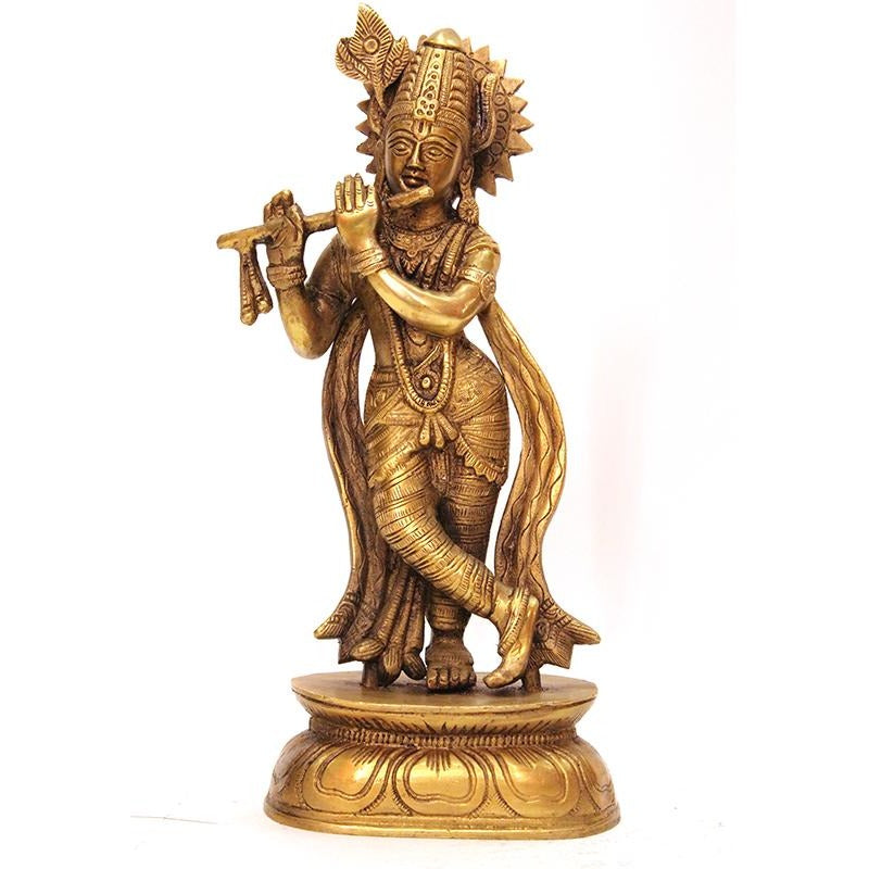 AK Krishna standing - Vintage India NYC