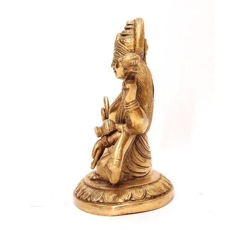 AK Lakshmi Sitting - Vintage India NYC