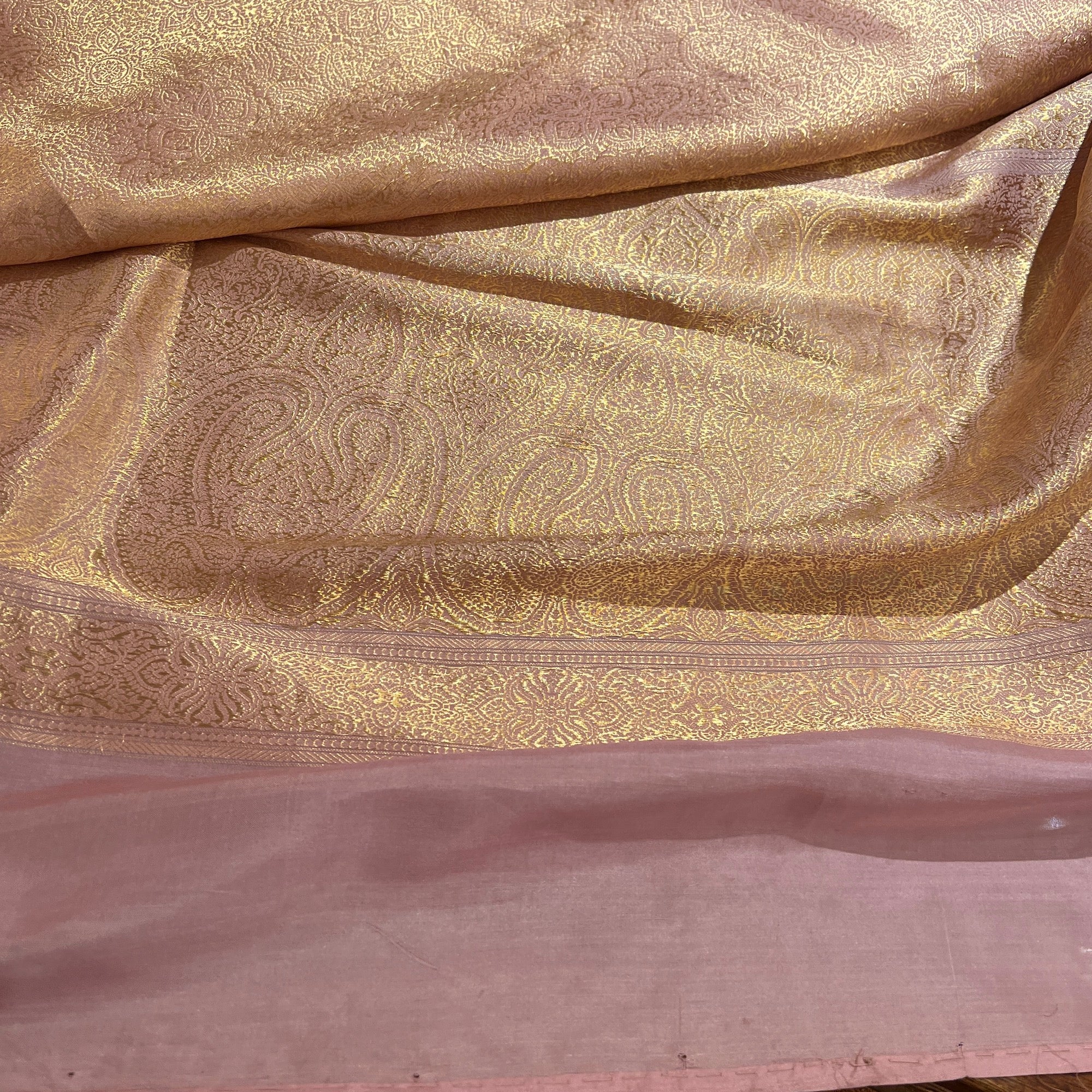 Vintage Lavender Banarasi Saree 901 - Vintage India NYC