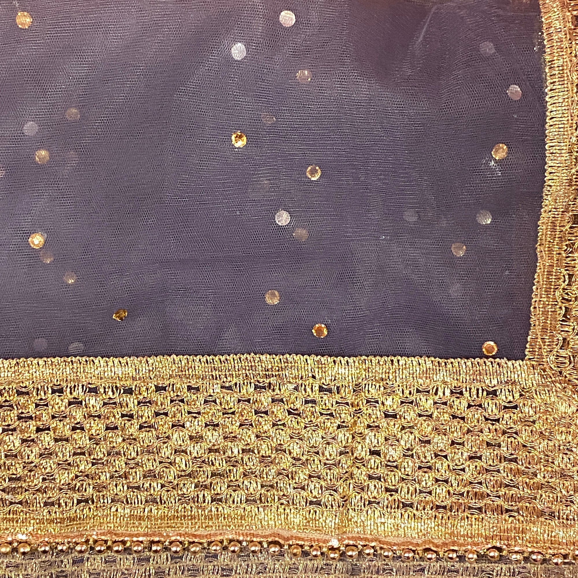 DT Stonework Dupatta - Vintage India NYC