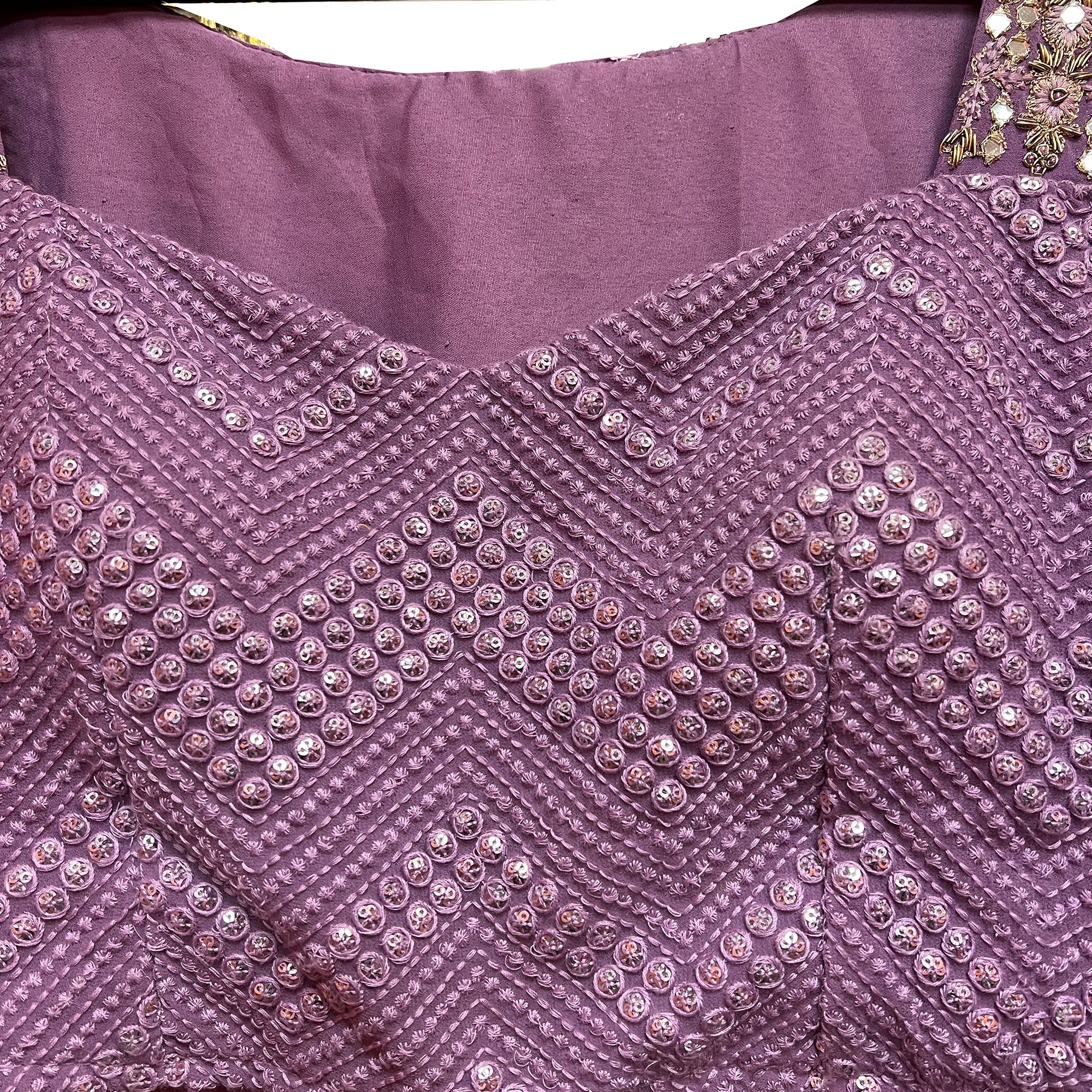 YD Lavender Lehenga Set - Vintage India NYC