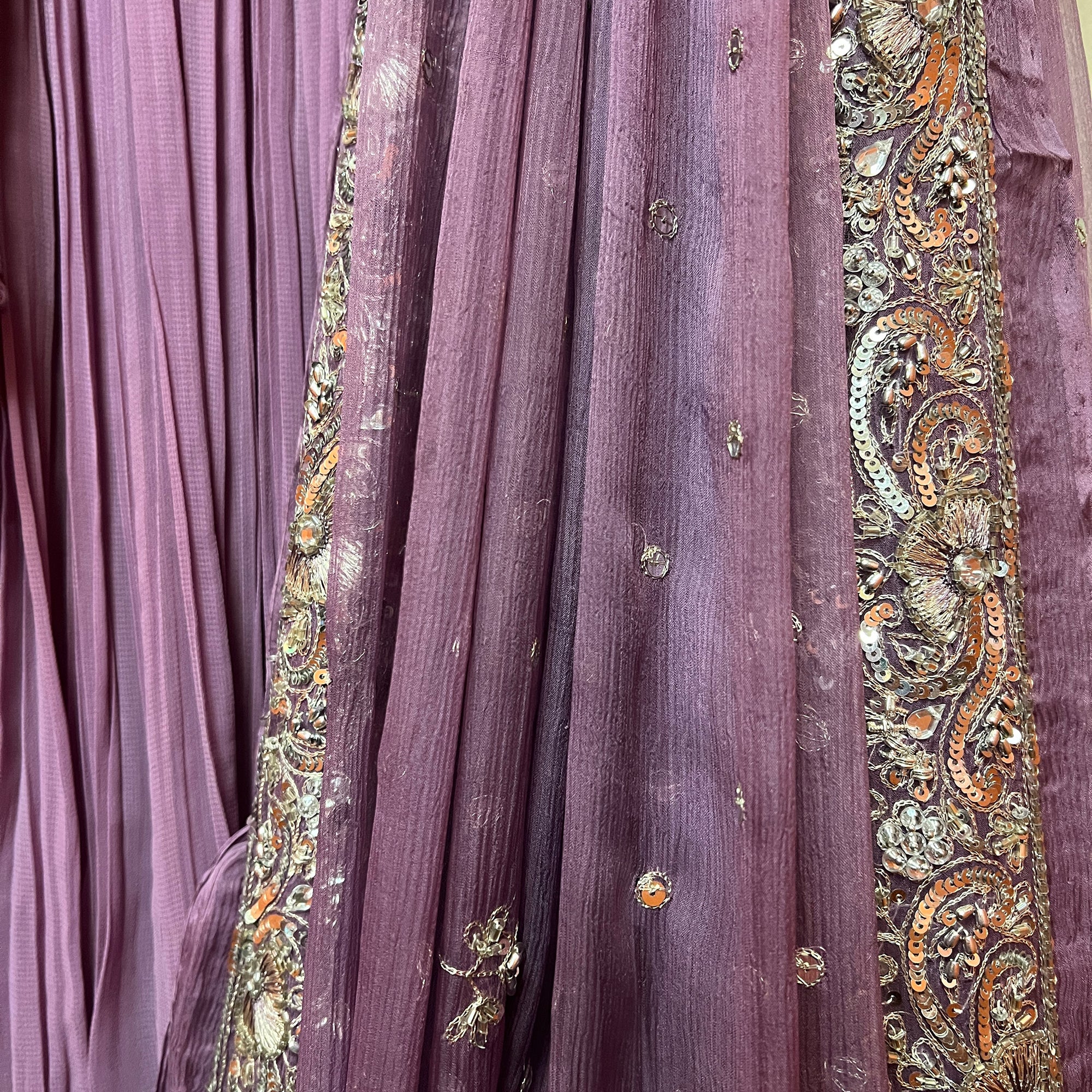 YD Lavender Lehenga Set - Vintage India NYC