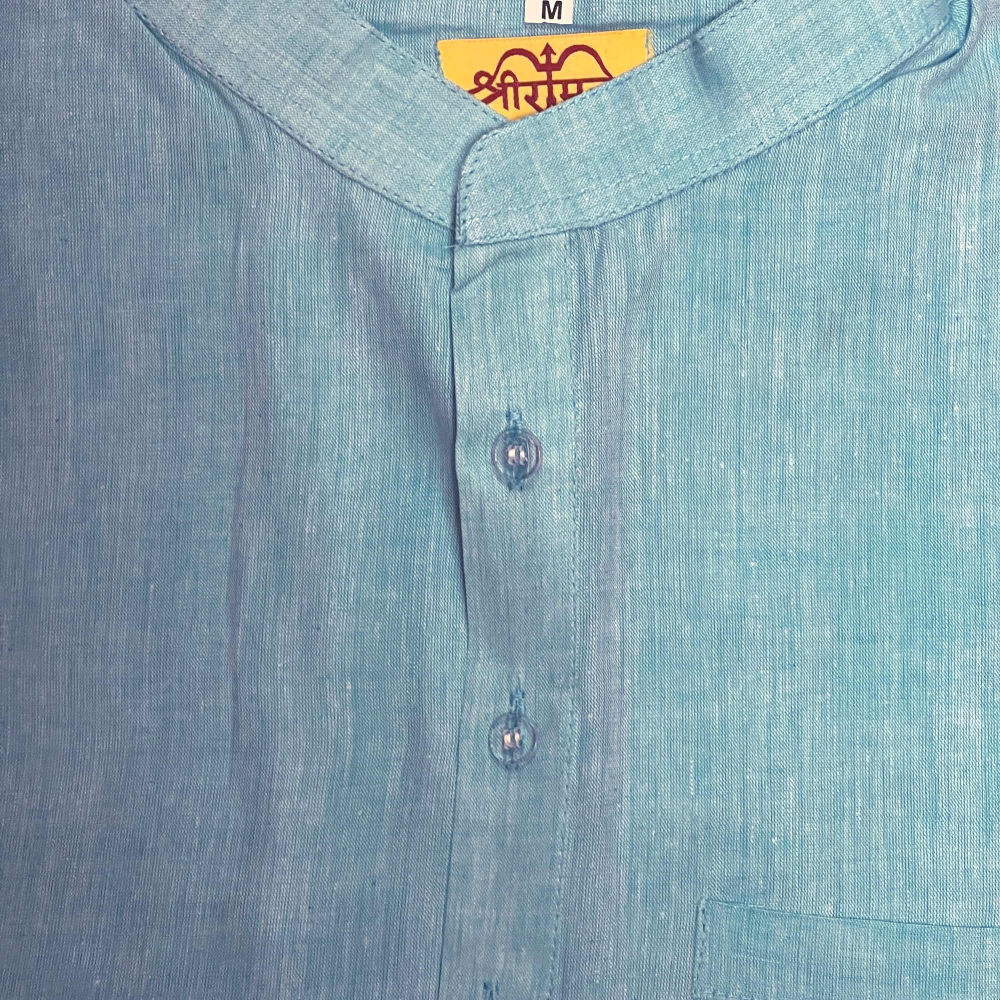 Solid Khadi Kurtas-Size 38 - Vintage India NYC