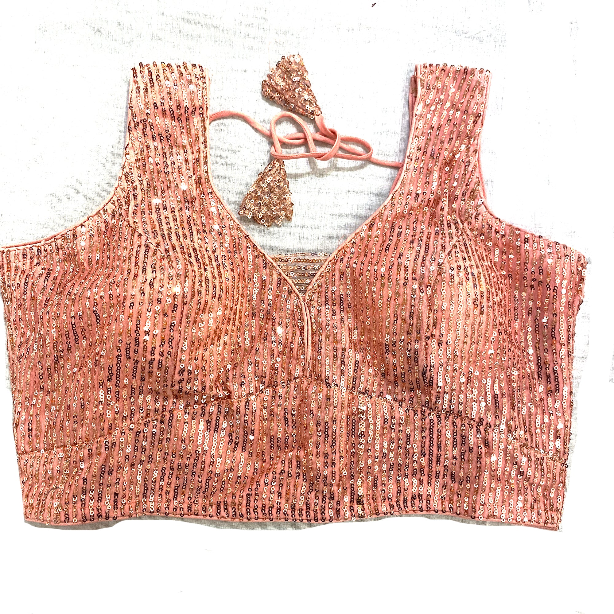 Sequin Choli Blouses-10 Colors - Vintage India NYC