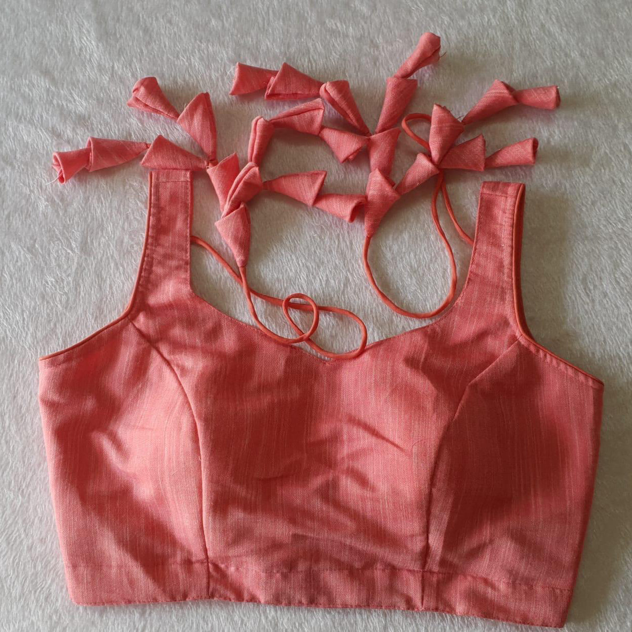 Linen Cotton Choli Blouses-7 Colors - Vintage India NYC