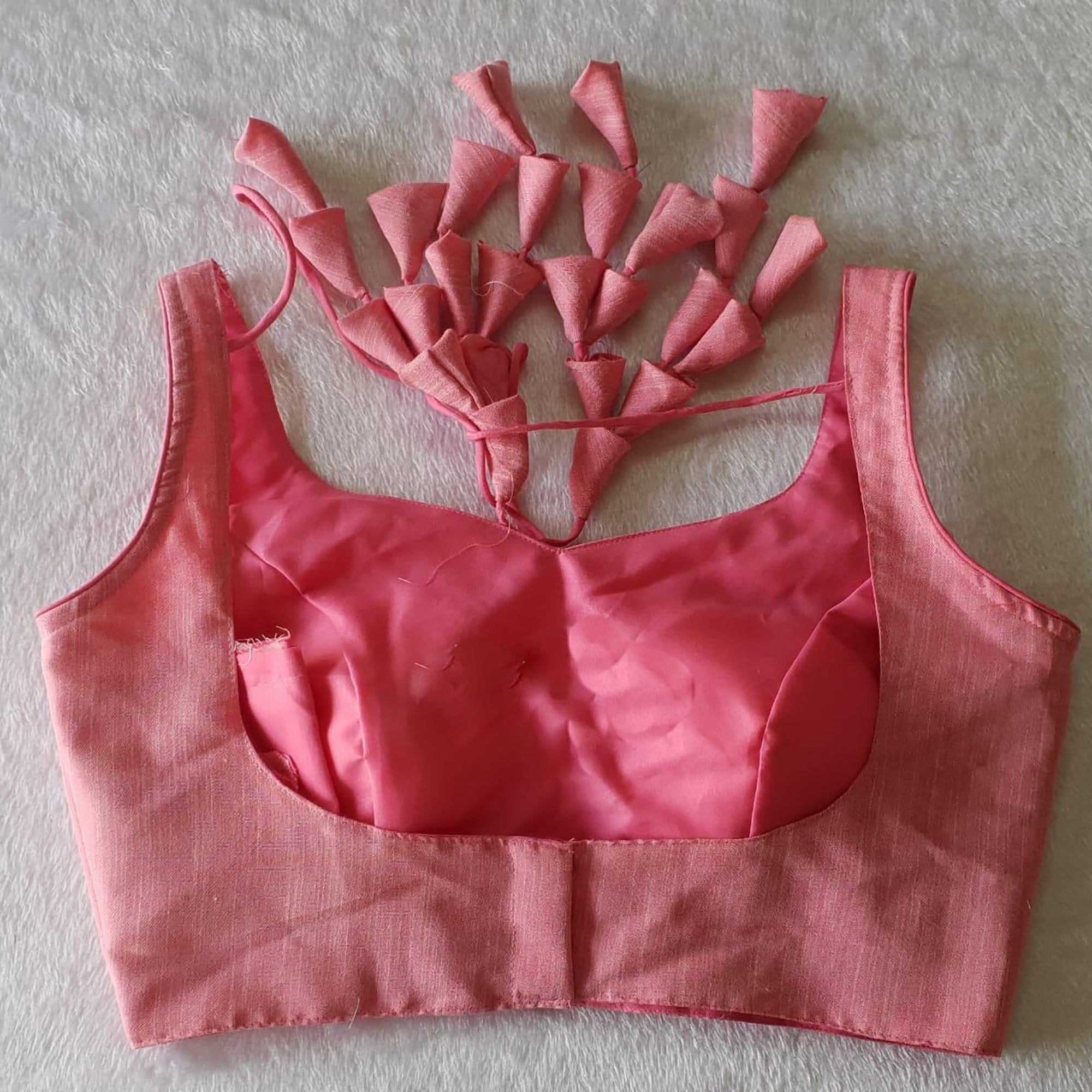 Linen Cotton Choli Blouses-7 Colors - Vintage India NYC