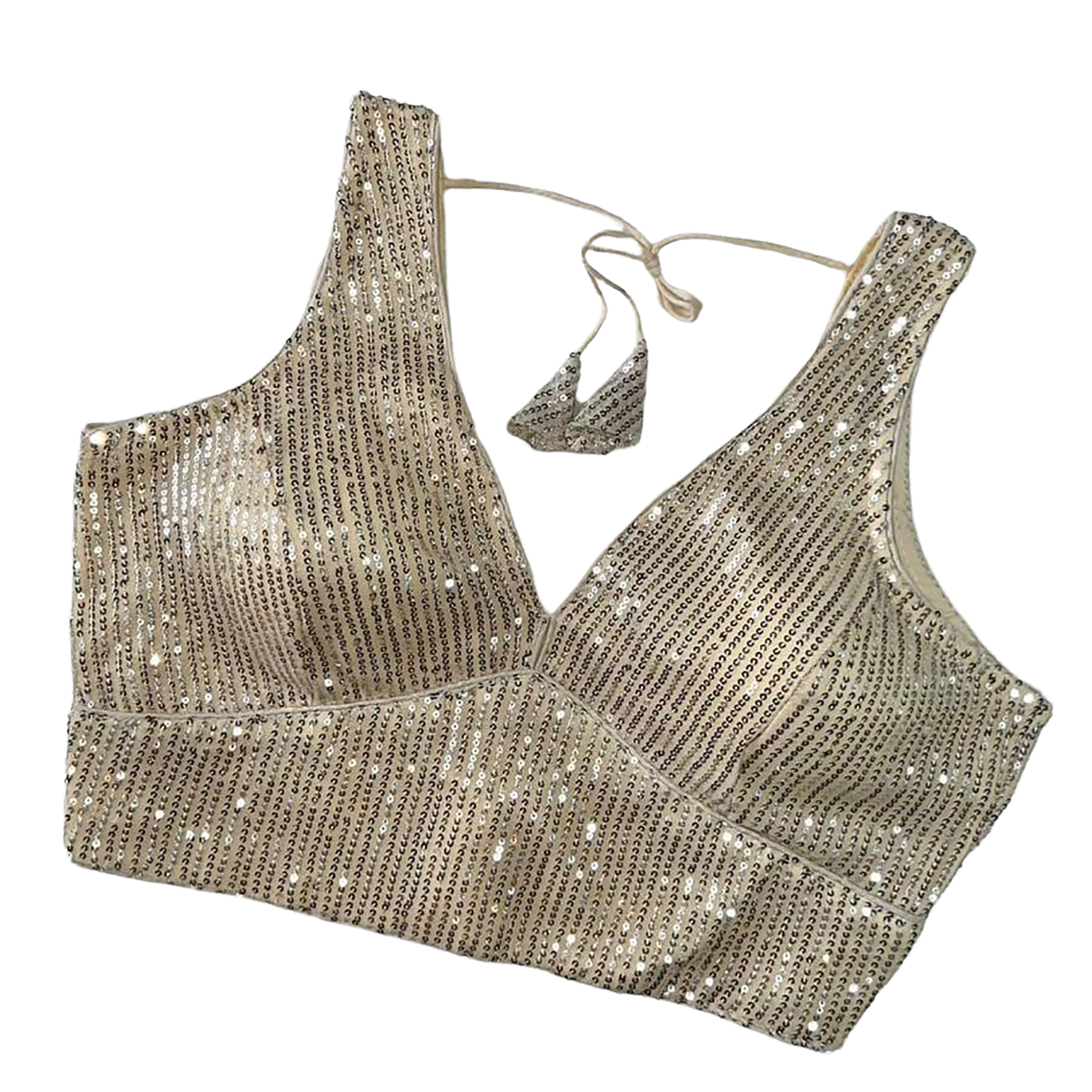 Sequin Choli Blouses-5 Colors - Vintage India NYC