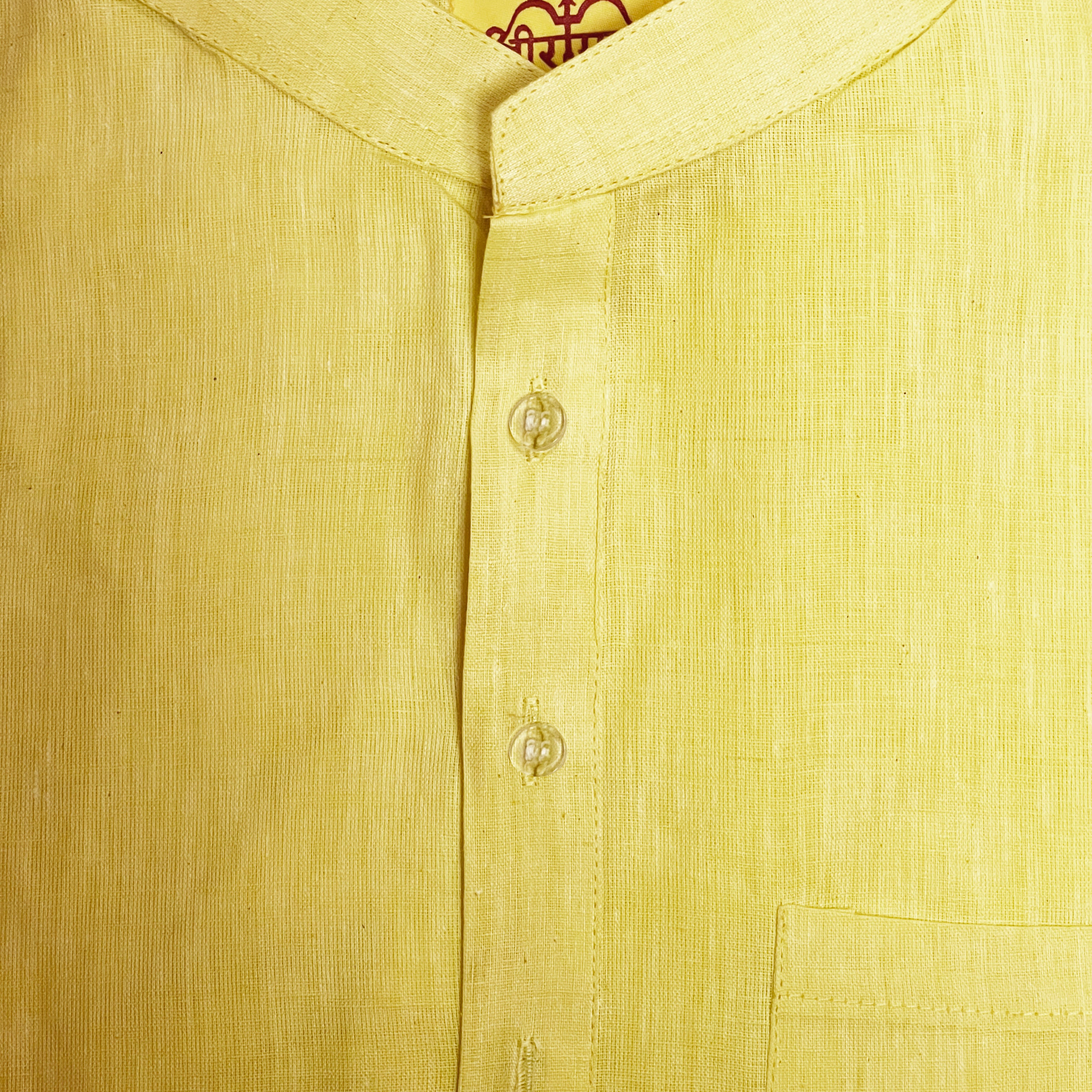 Solid Khadi Kurtas-Size 38 - Vintage India NYC