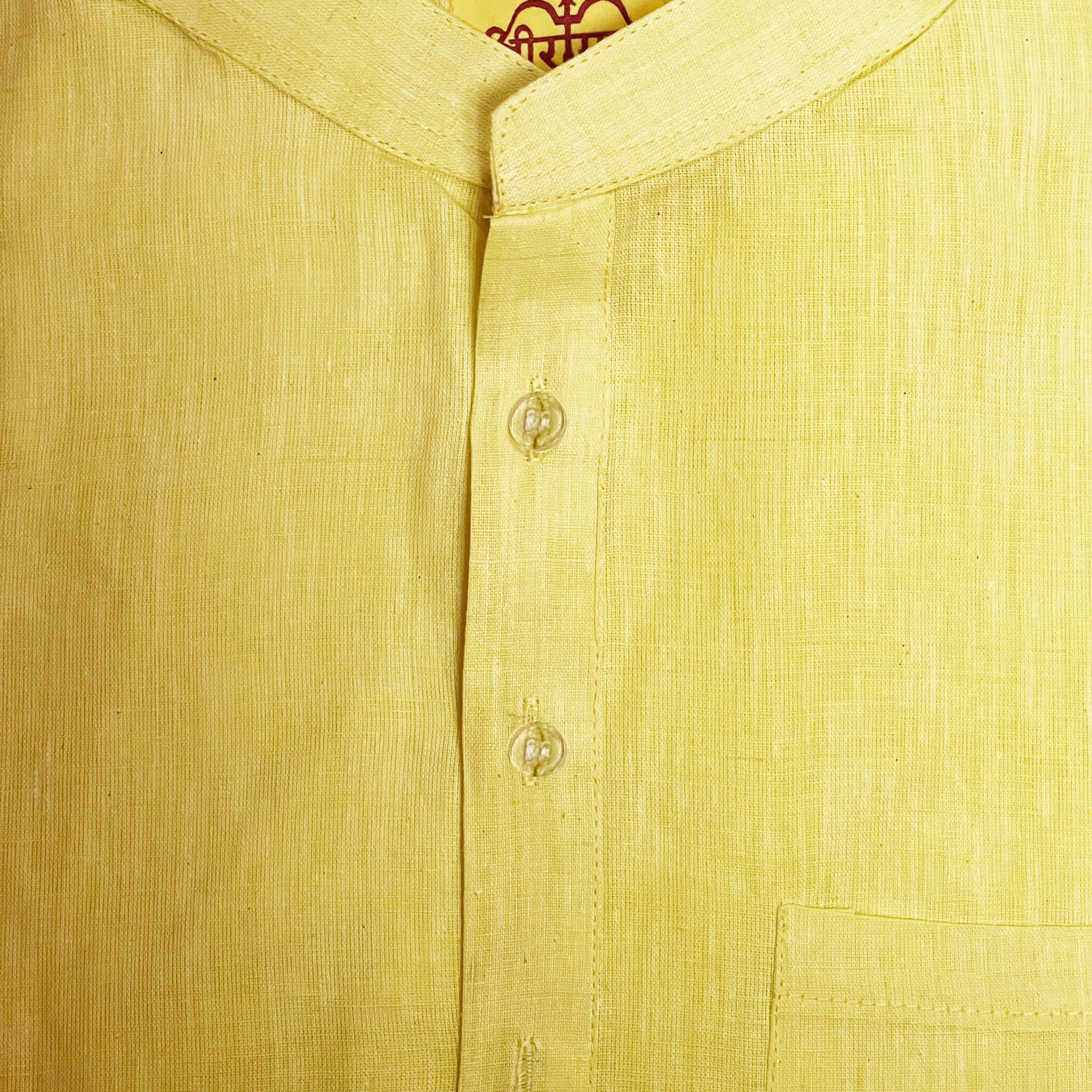 Solid Khadi Kurtas-Size 38 - Vintage India NYC