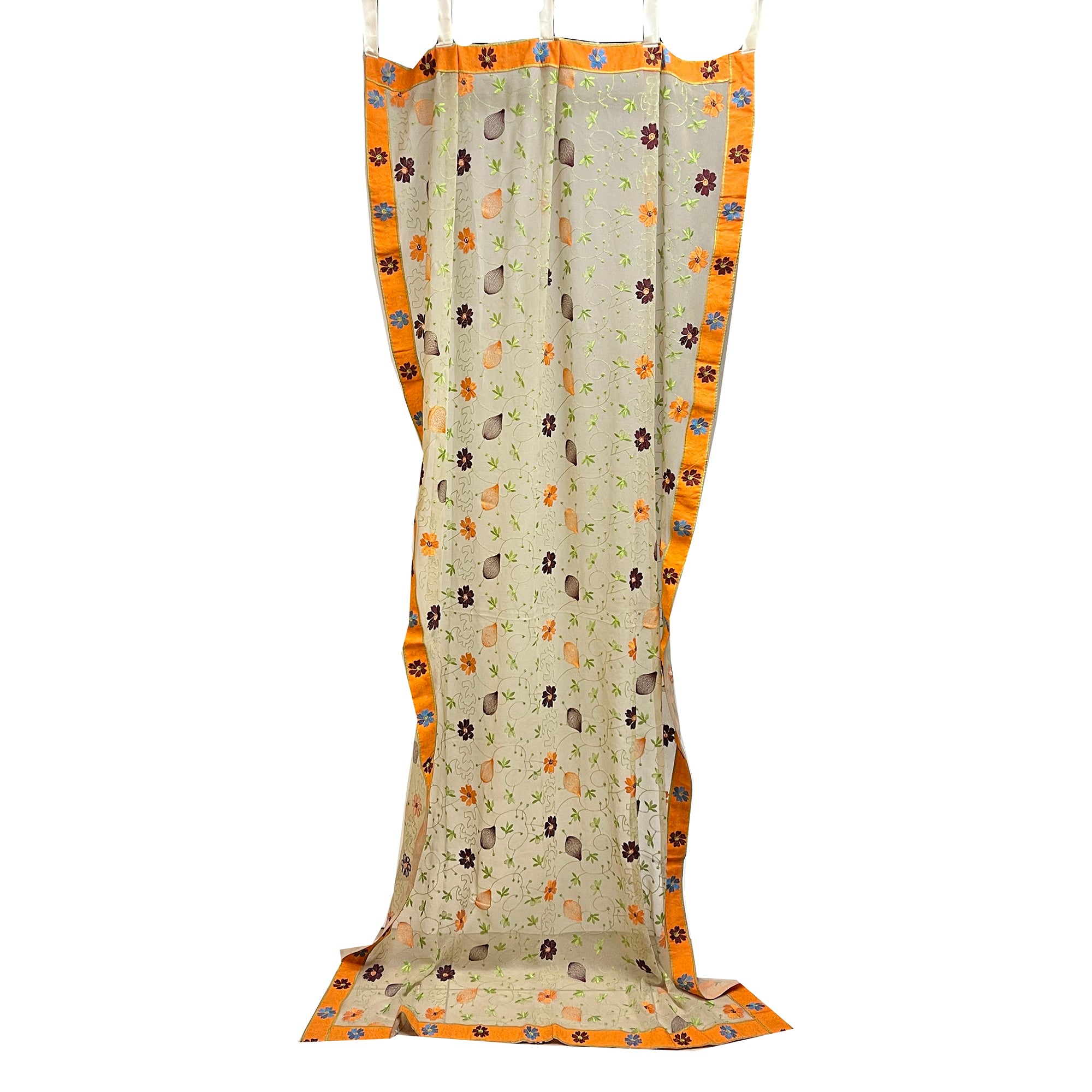 Single Curtains - Cream - 5 Styles - Vintage India NYC