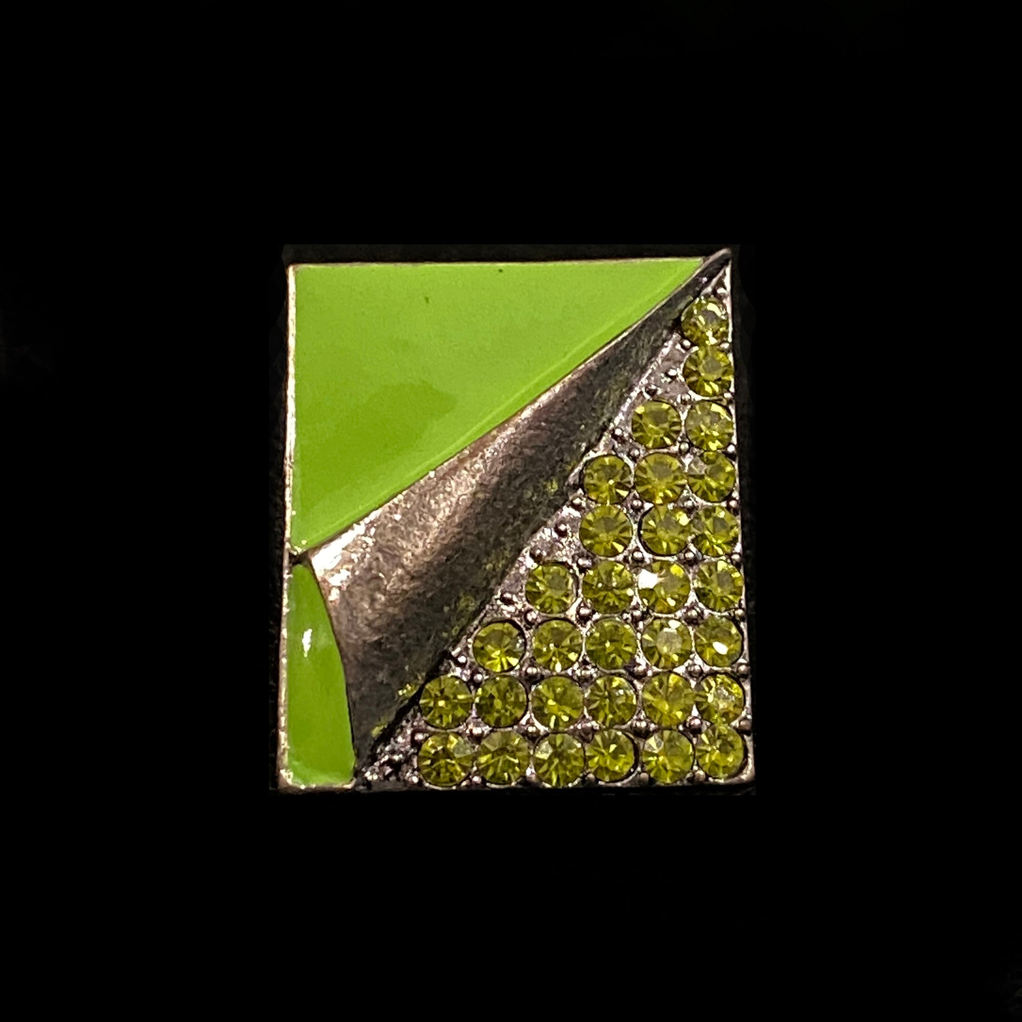 Rectangle Cocktail Ring-2 colors - Vintage India NYC