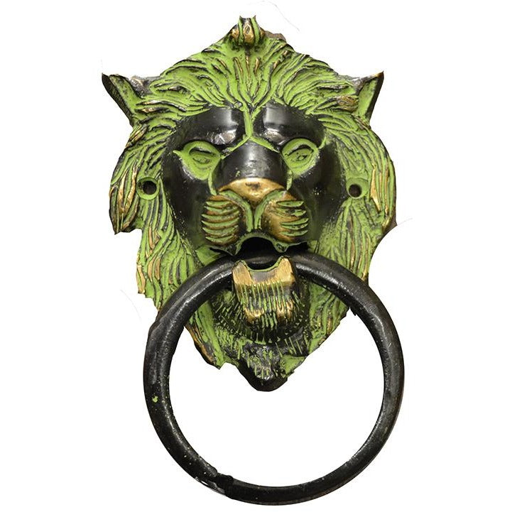 AK Lion Knocker - Vintage India NYC