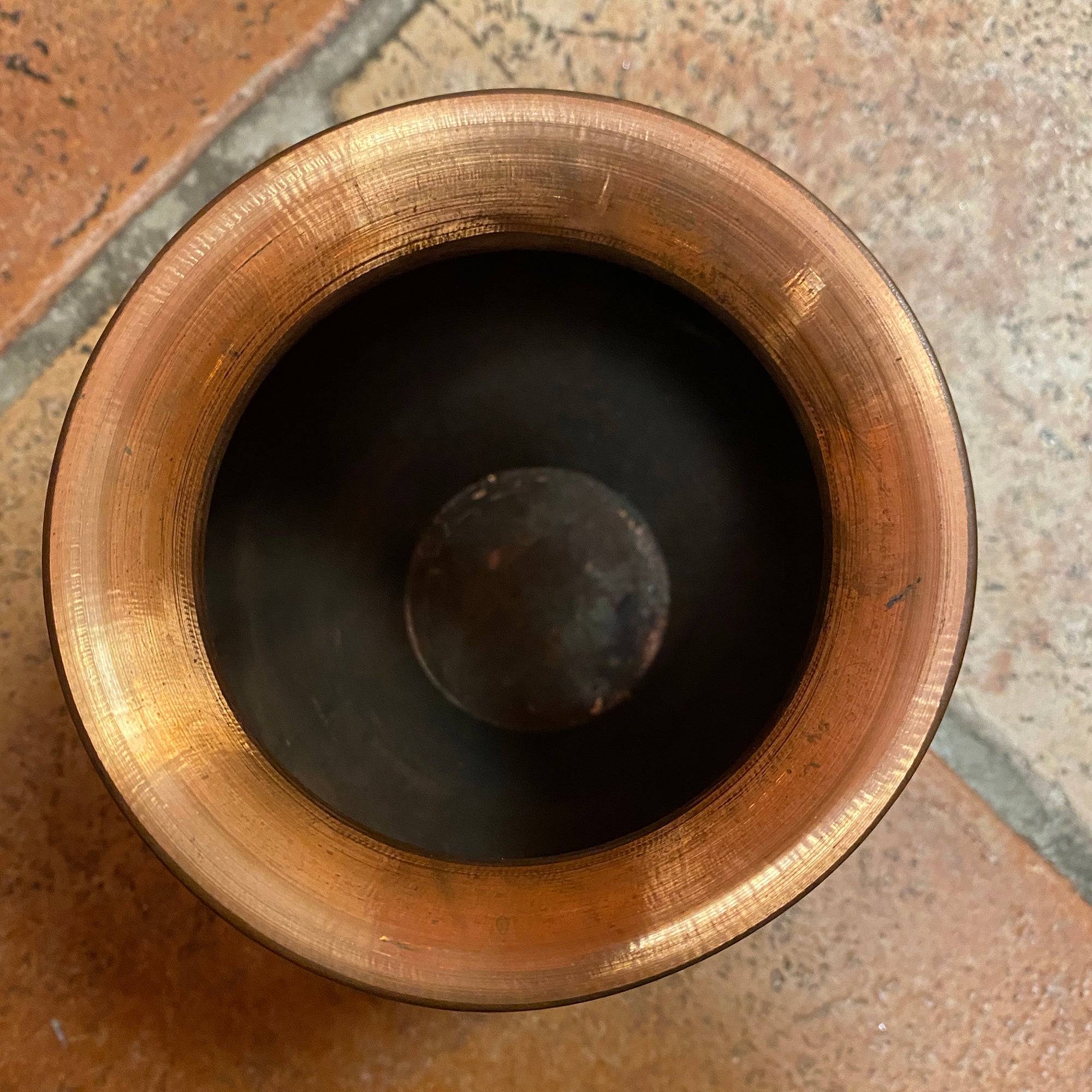 Handmade Copper Lotas-5 Sizes - Vintage India NYC