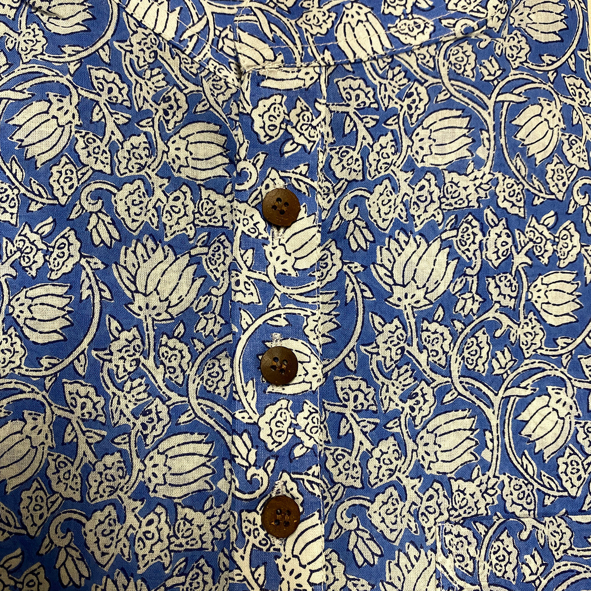 AR Mens Block Print Short Kurta - Vintage India NYC