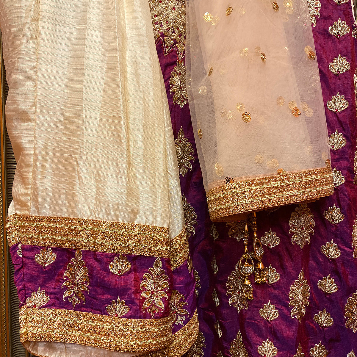 DT Salwar Set- 2 colors -Size 44+ - Vintage India NYC