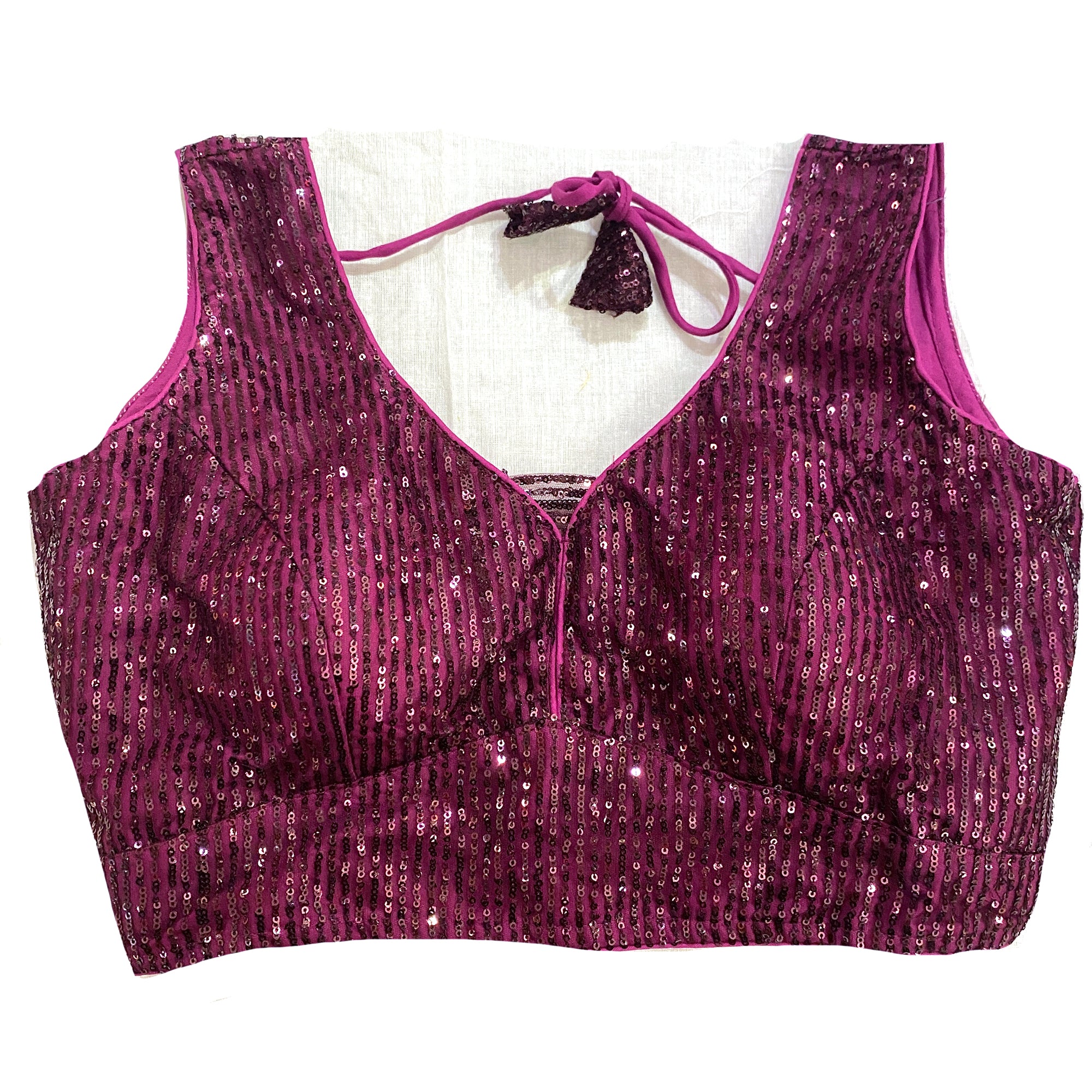 Sequin Choli Blouses-10 Colors - Vintage India NYC