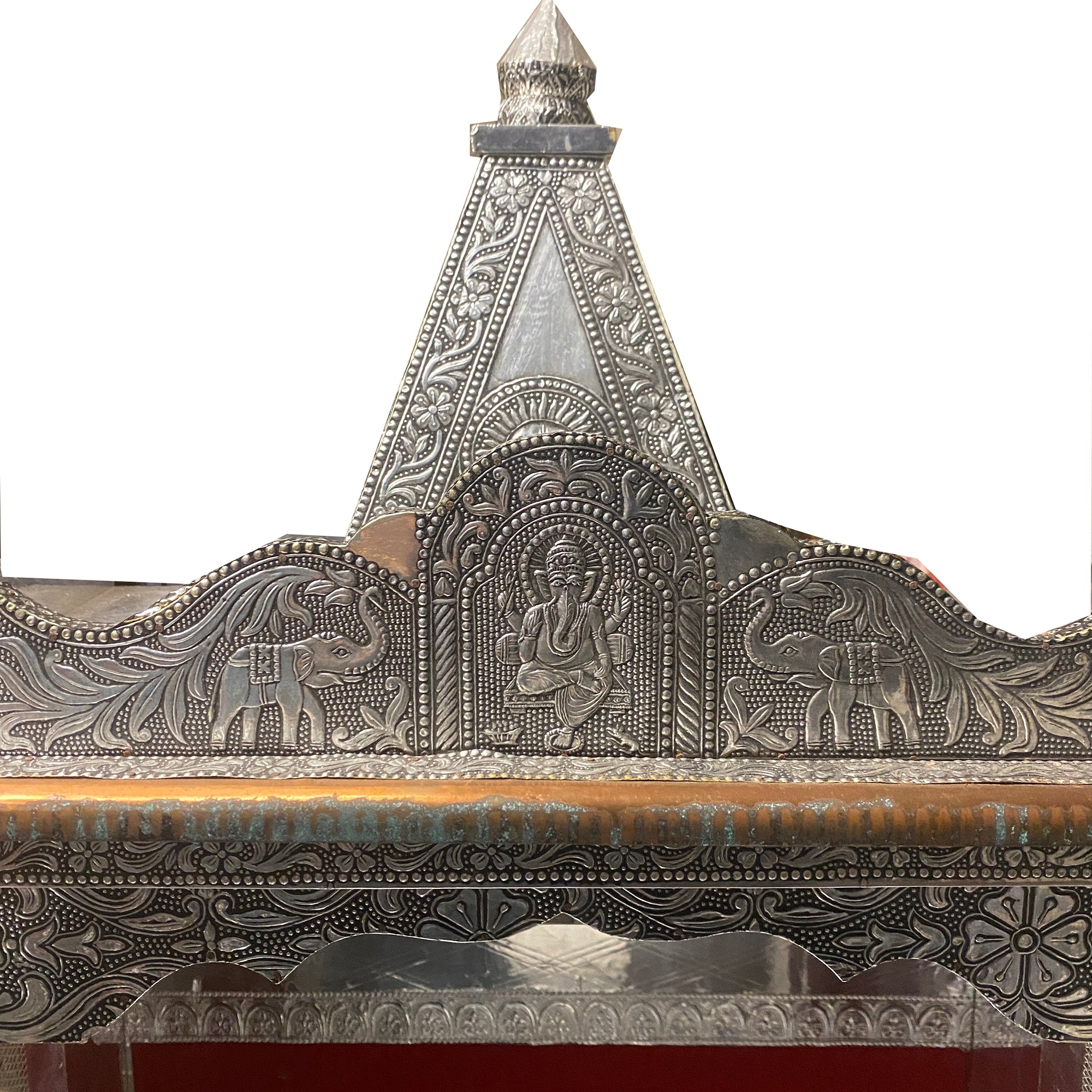 Large Silver Temple Mandir - Vintage India NYC