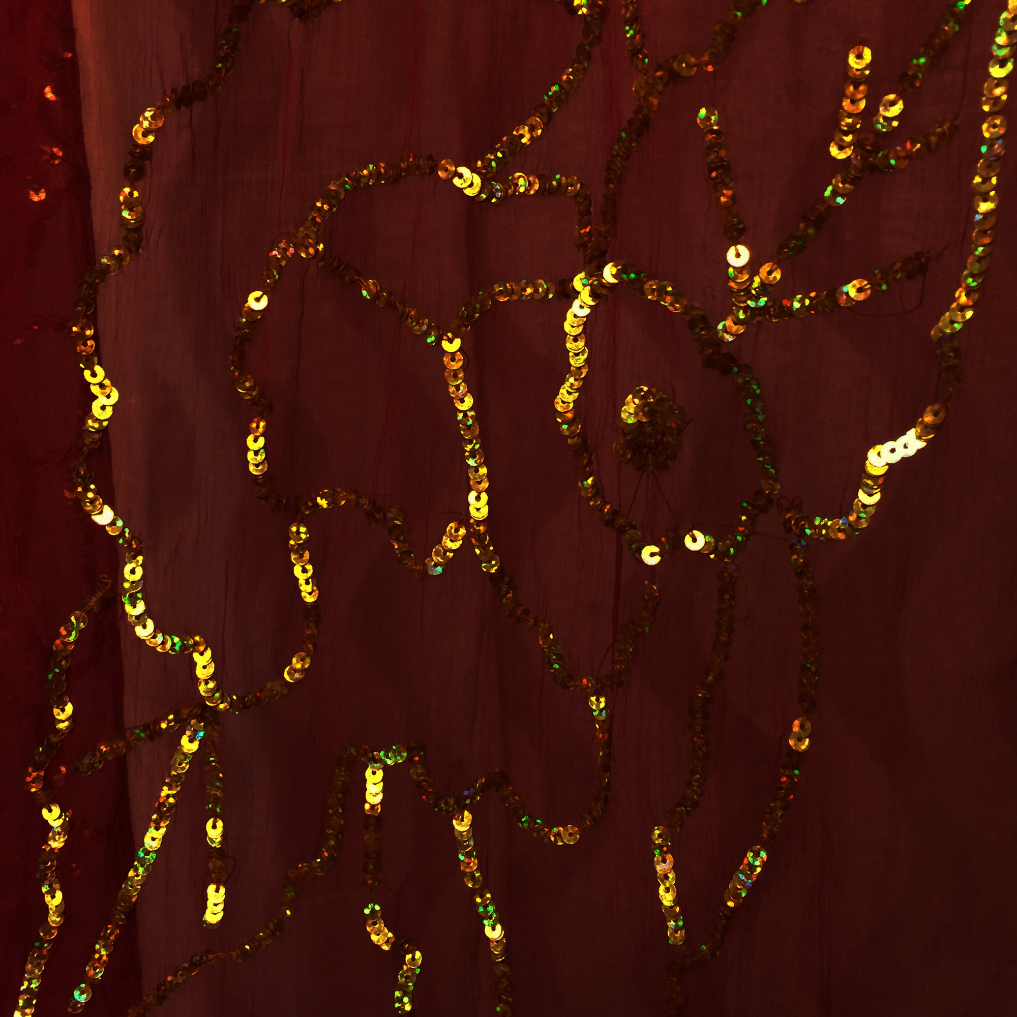 Single Curtains-Reds - Vintage India NYC