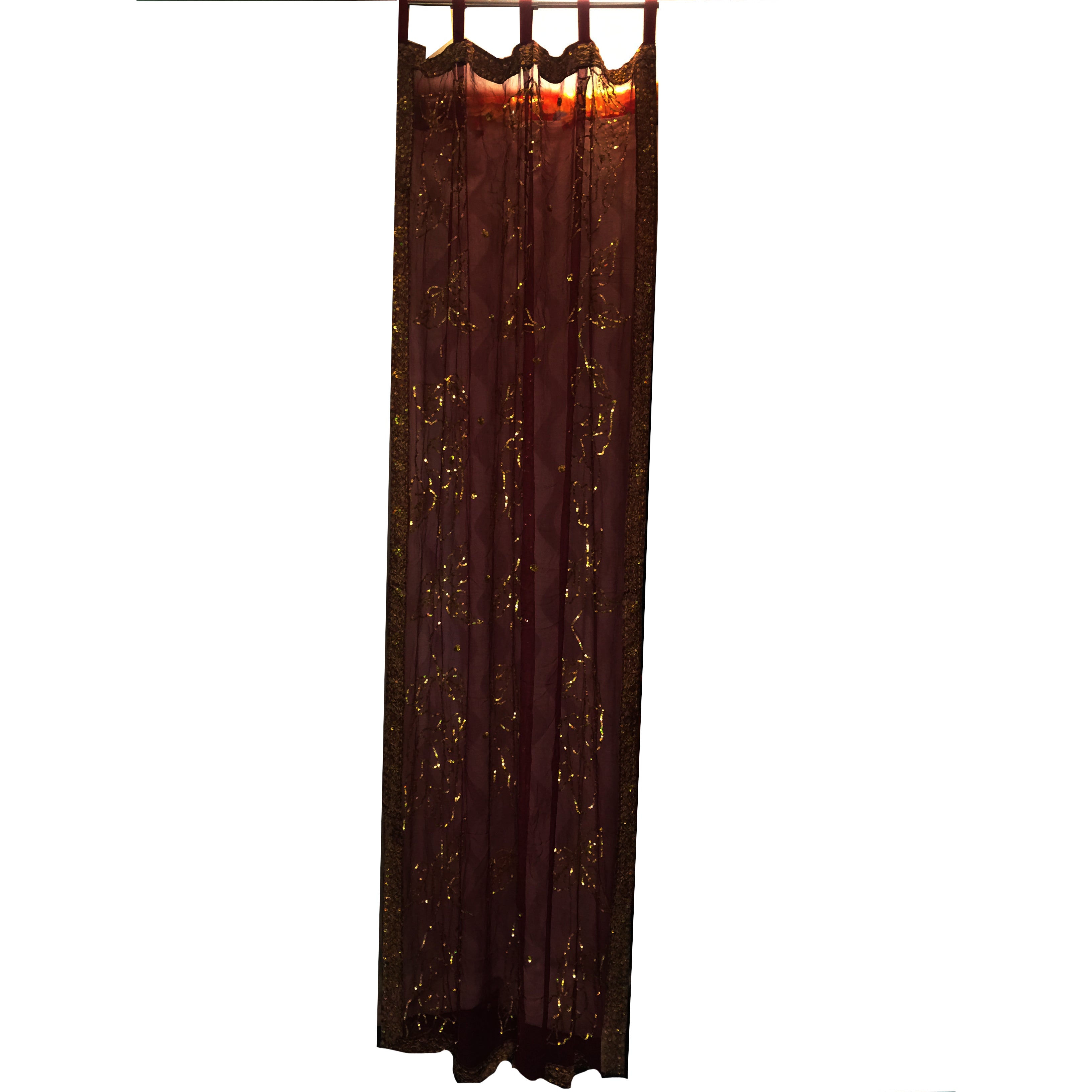 Single Curtains-Reds - Vintage India NYC
