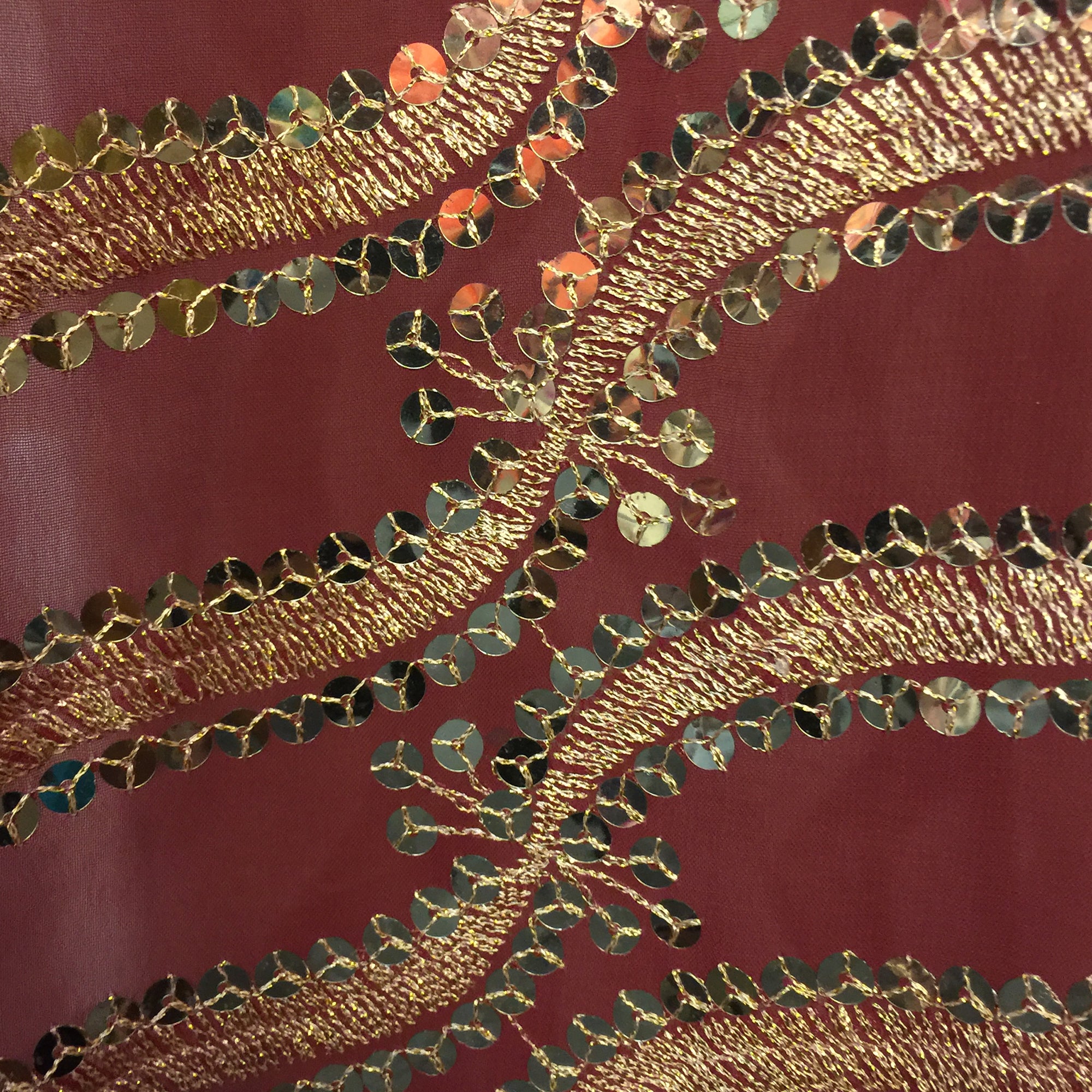 Single Curtains-Reds - Vintage India NYC
