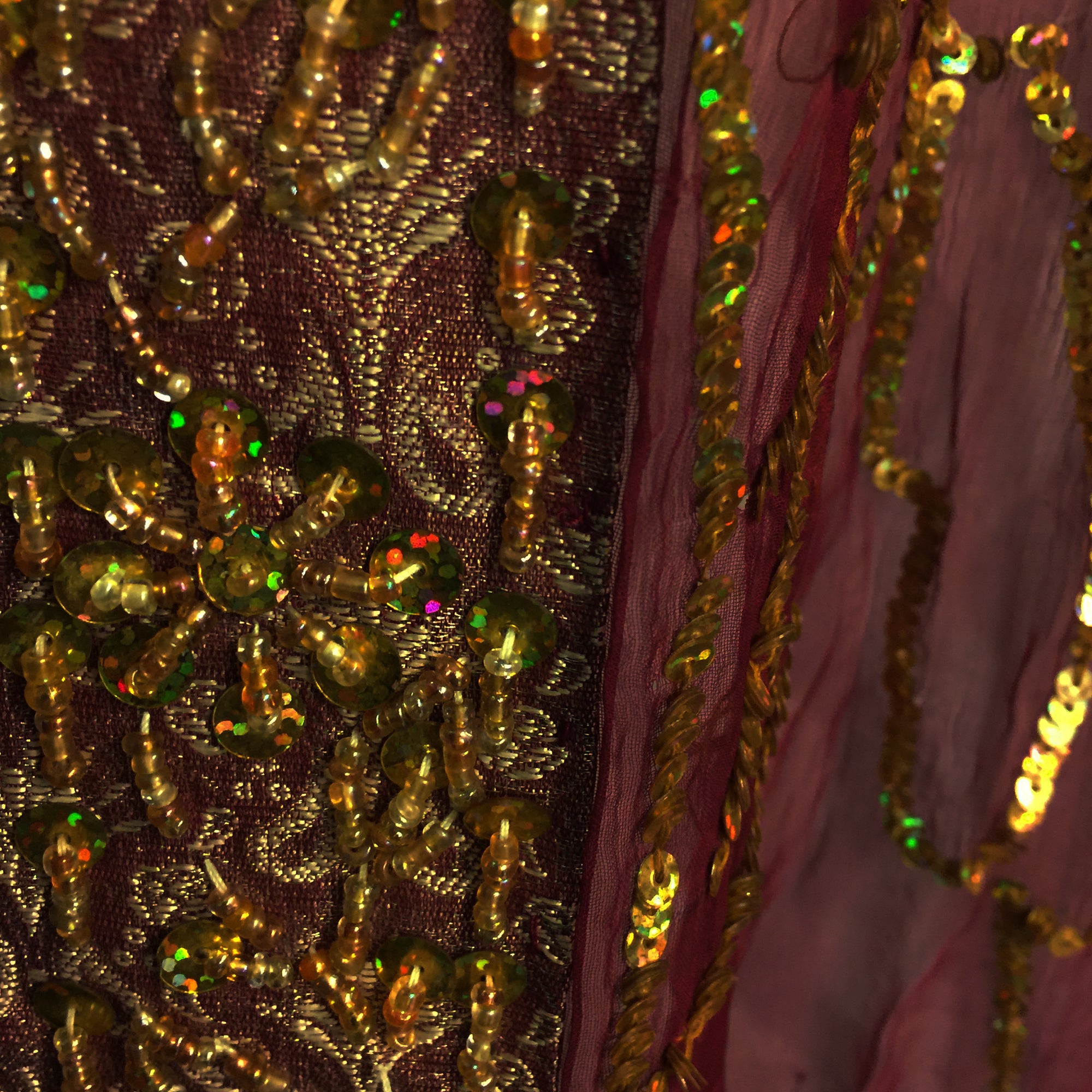 Single Curtains-Reds - Vintage India NYC
