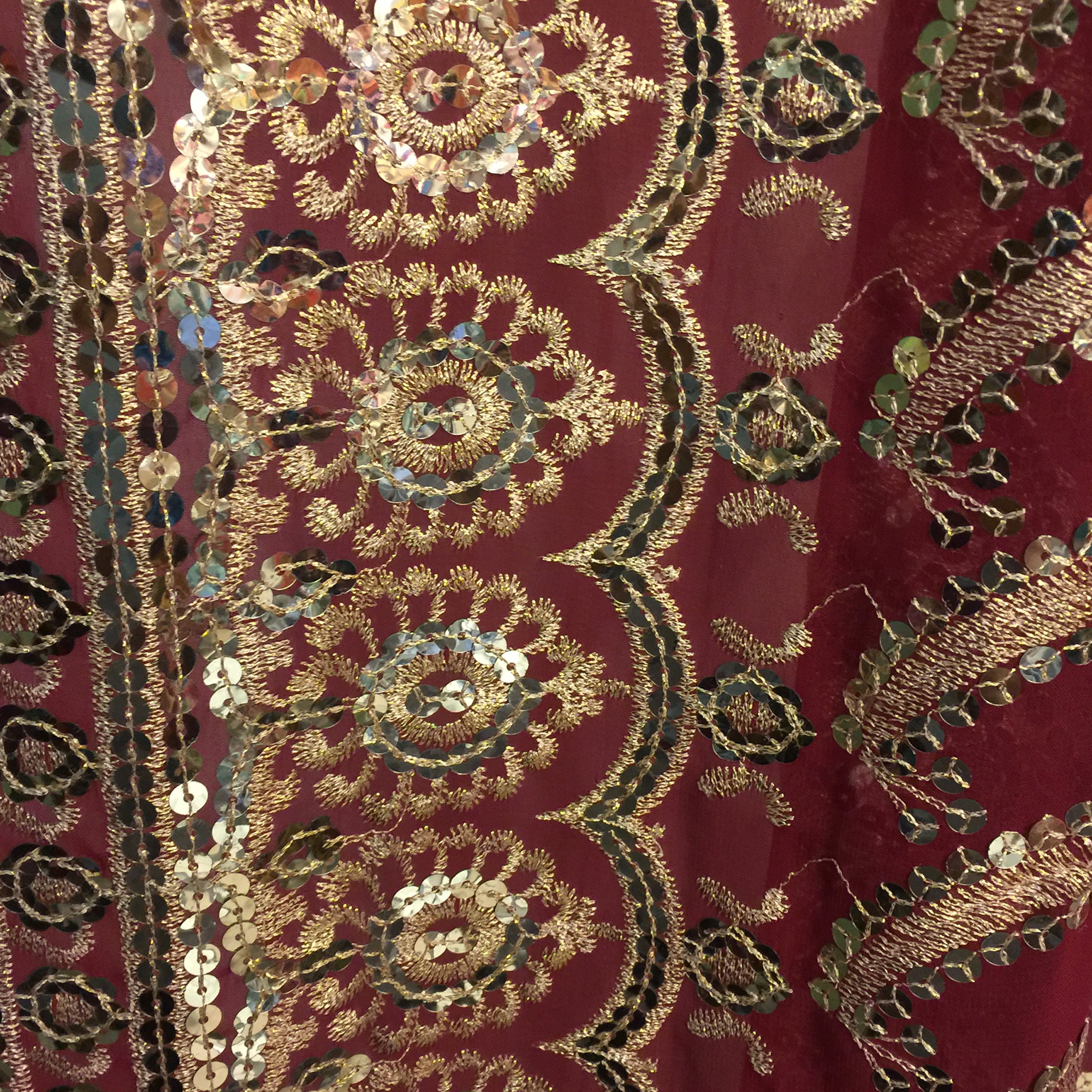Single Curtains-Reds - Vintage India NYC