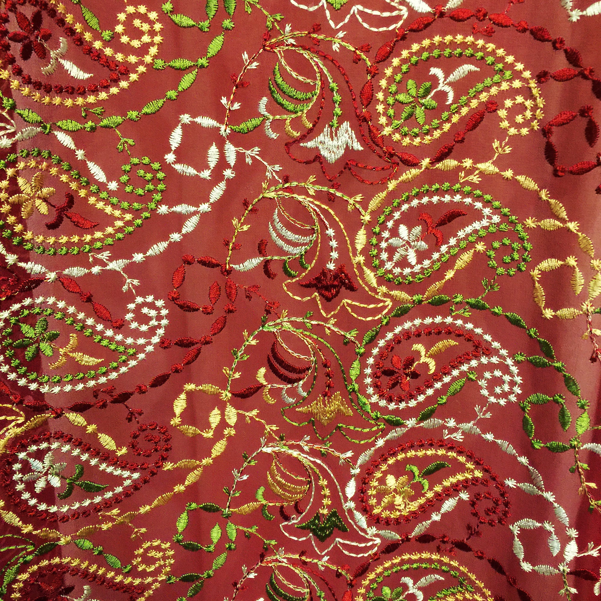 Single Curtains-Reds - Vintage India NYC