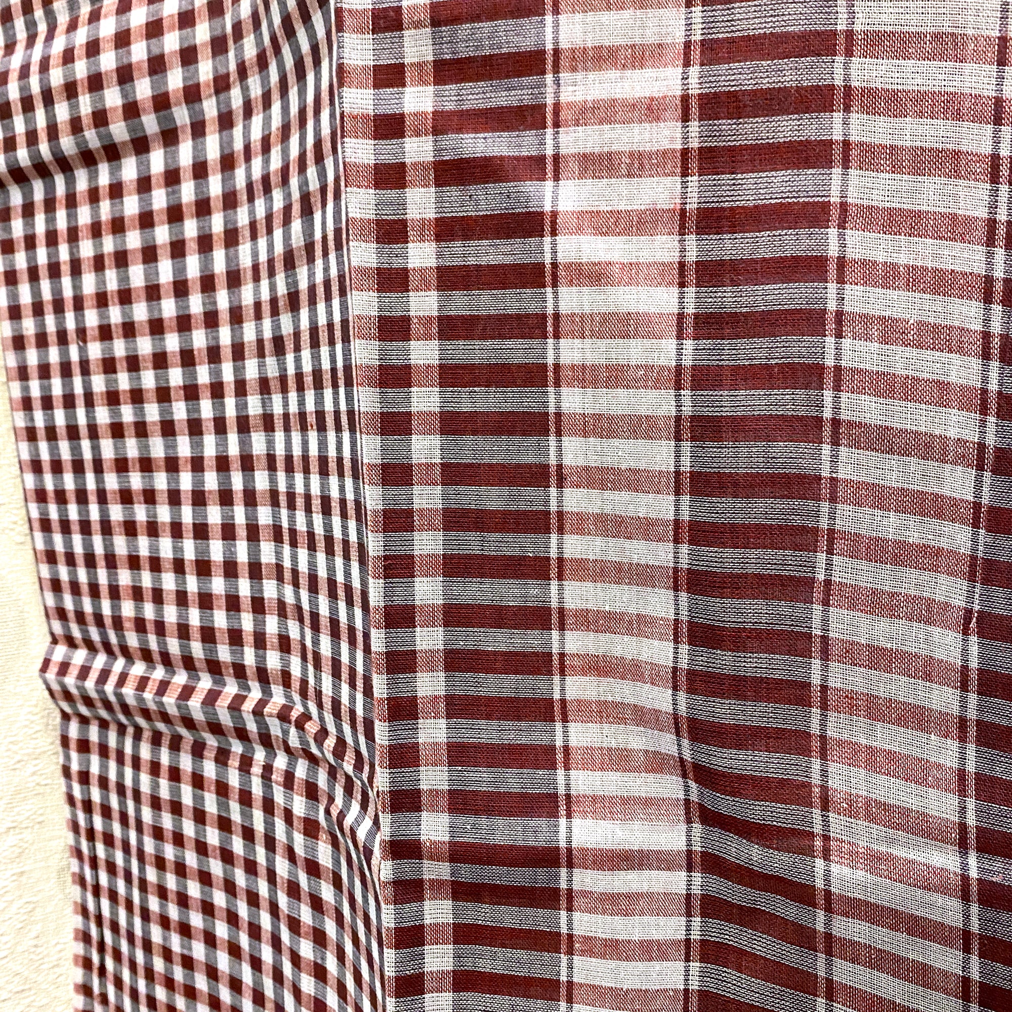 Plaid Gamcha Towel - Vintage India NYC