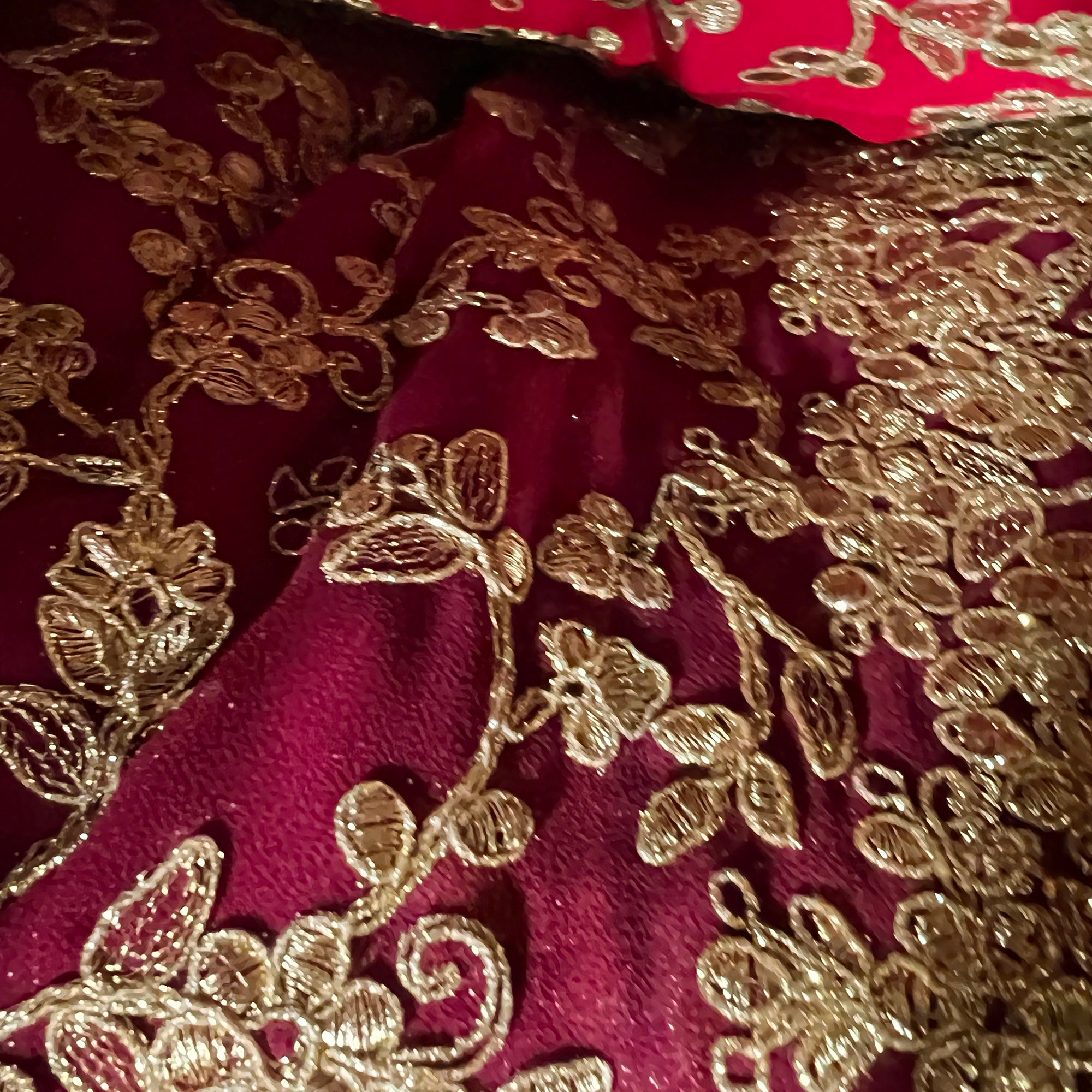 DT Georgette Sarees-Many Colors - Vintage India NYC