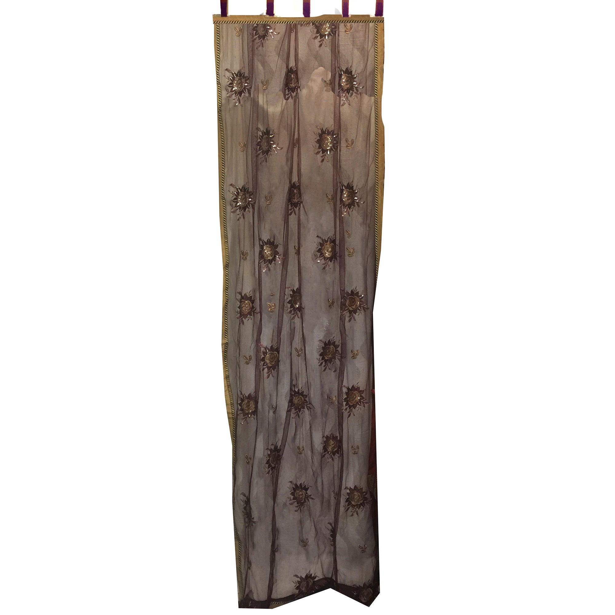 Single Curtains-Reds - Vintage India NYC