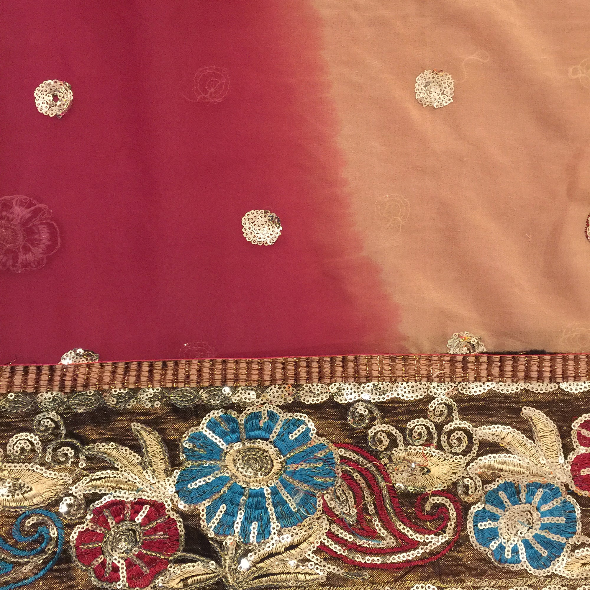 Single Curtains-Reds - Vintage India NYC