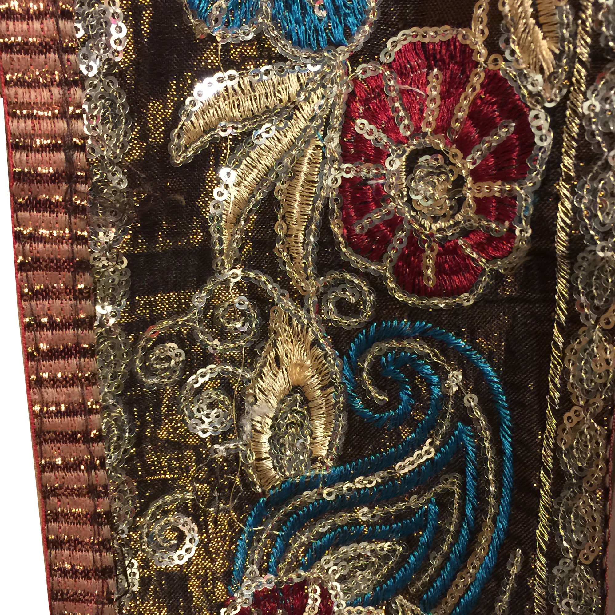 Single Curtains-Reds - Vintage India NYC