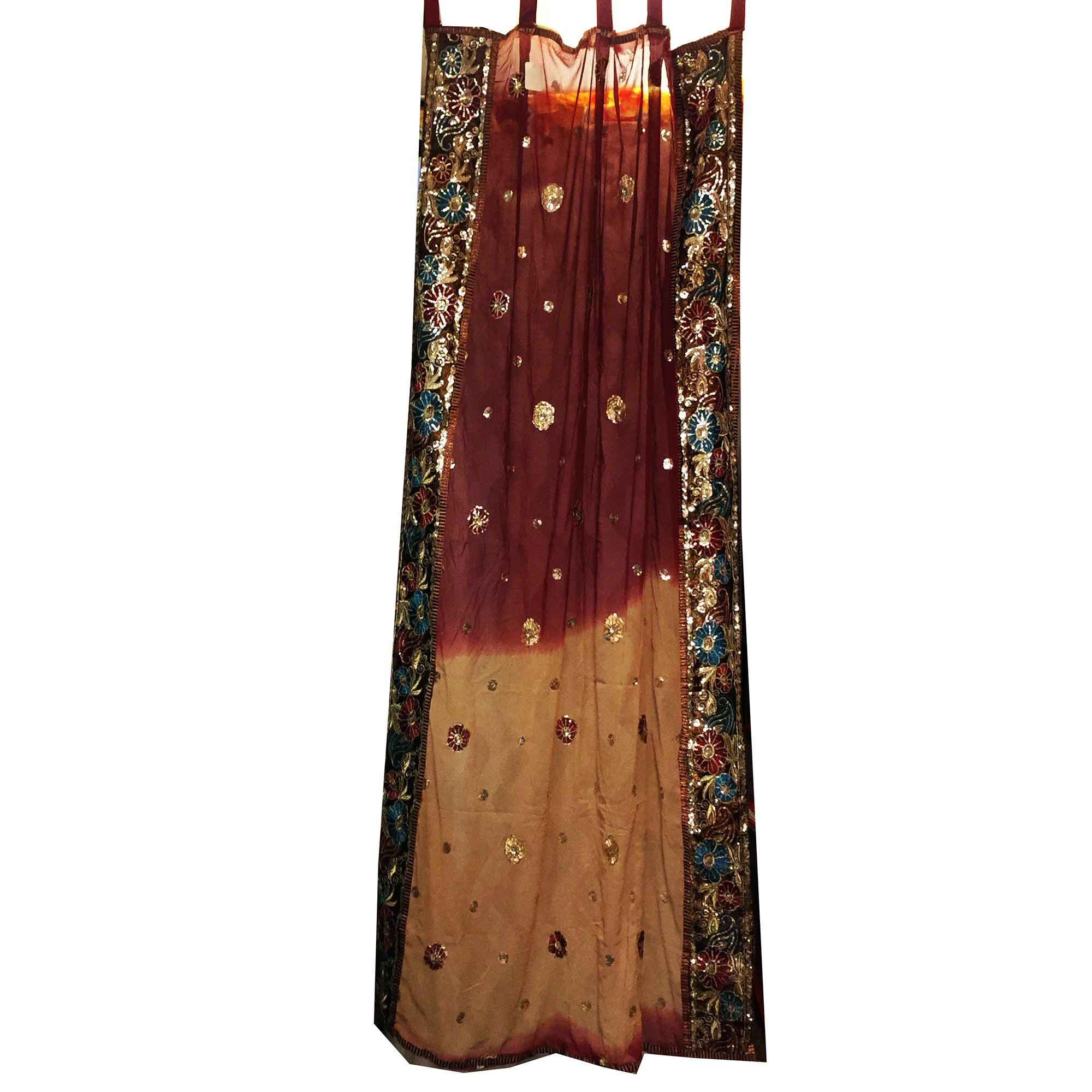 Single Curtains-Reds - Vintage India NYC