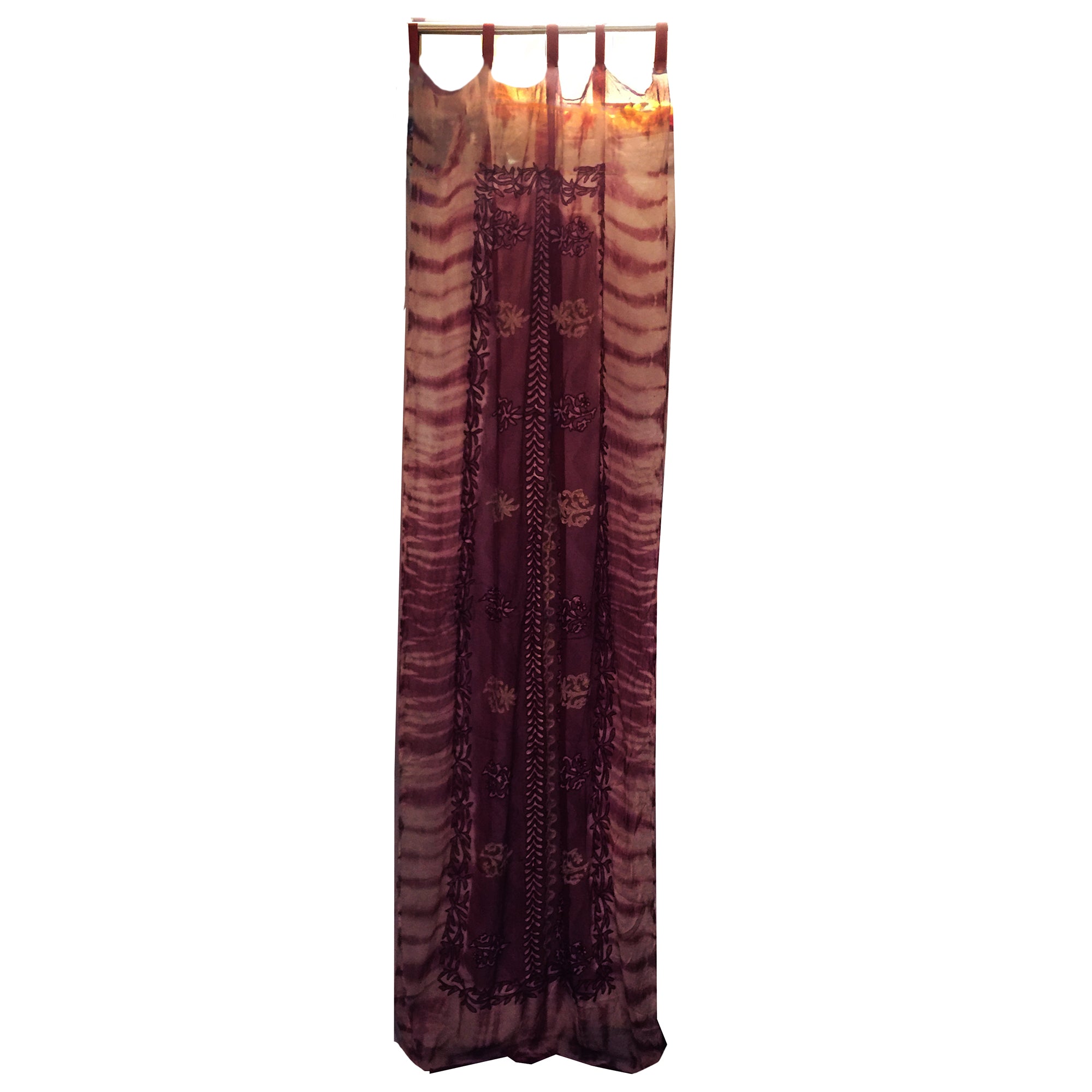 Single Curtains-Reds - Vintage India NYC