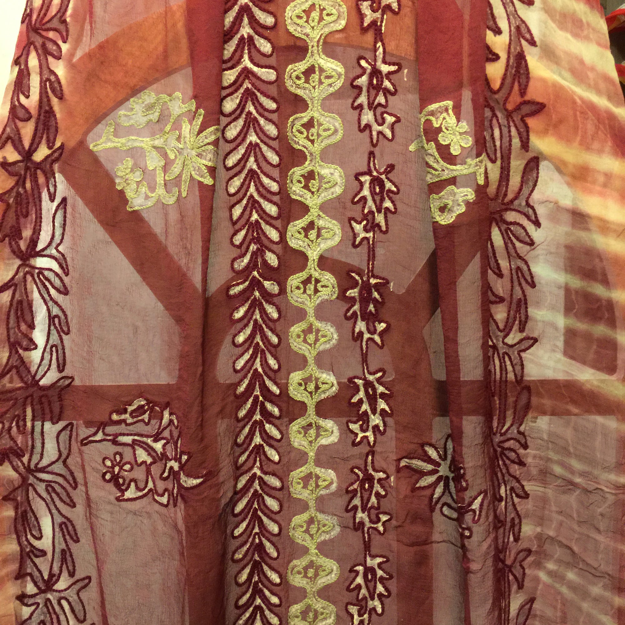 Single Curtains-Reds - Vintage India NYC