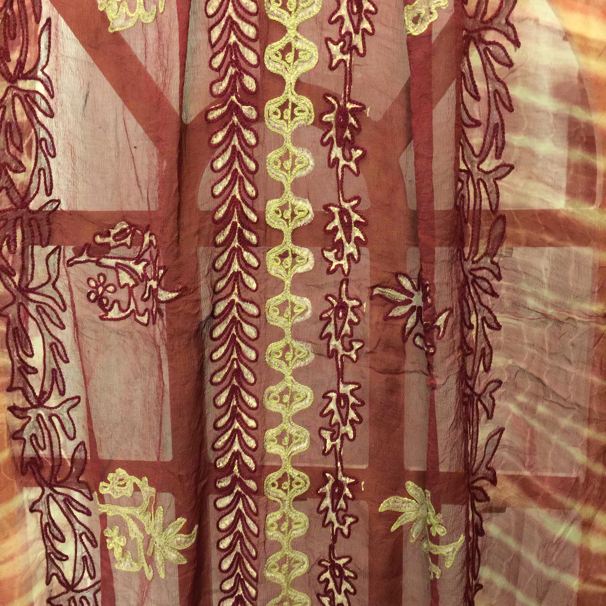 Single Curtains-Reds - Vintage India NYC