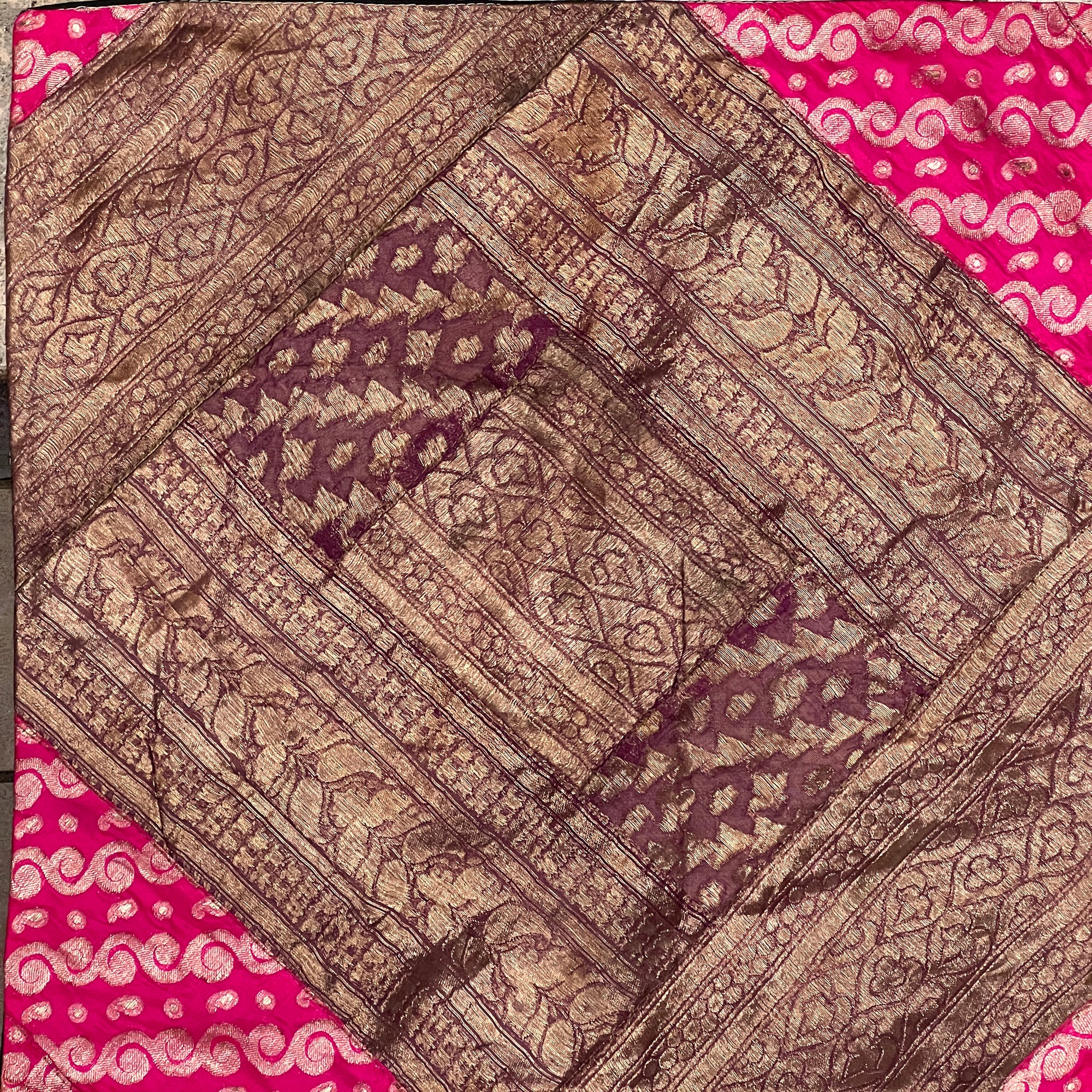 Silk Pillow Covers-Pinks - Vintage India NYC