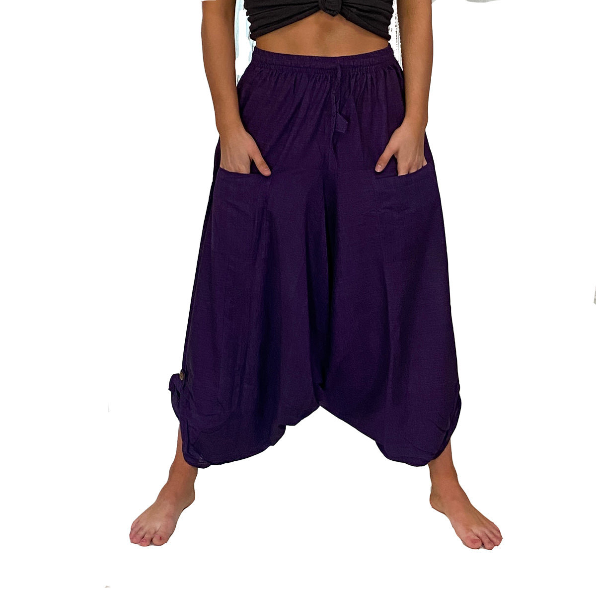 HF Unisex Harem Pants- 6 colors - Vintage India NYC