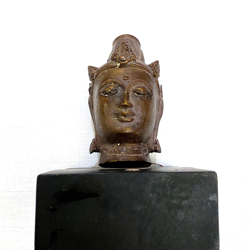 Buddha Head Incense holder - Vintage India NYC