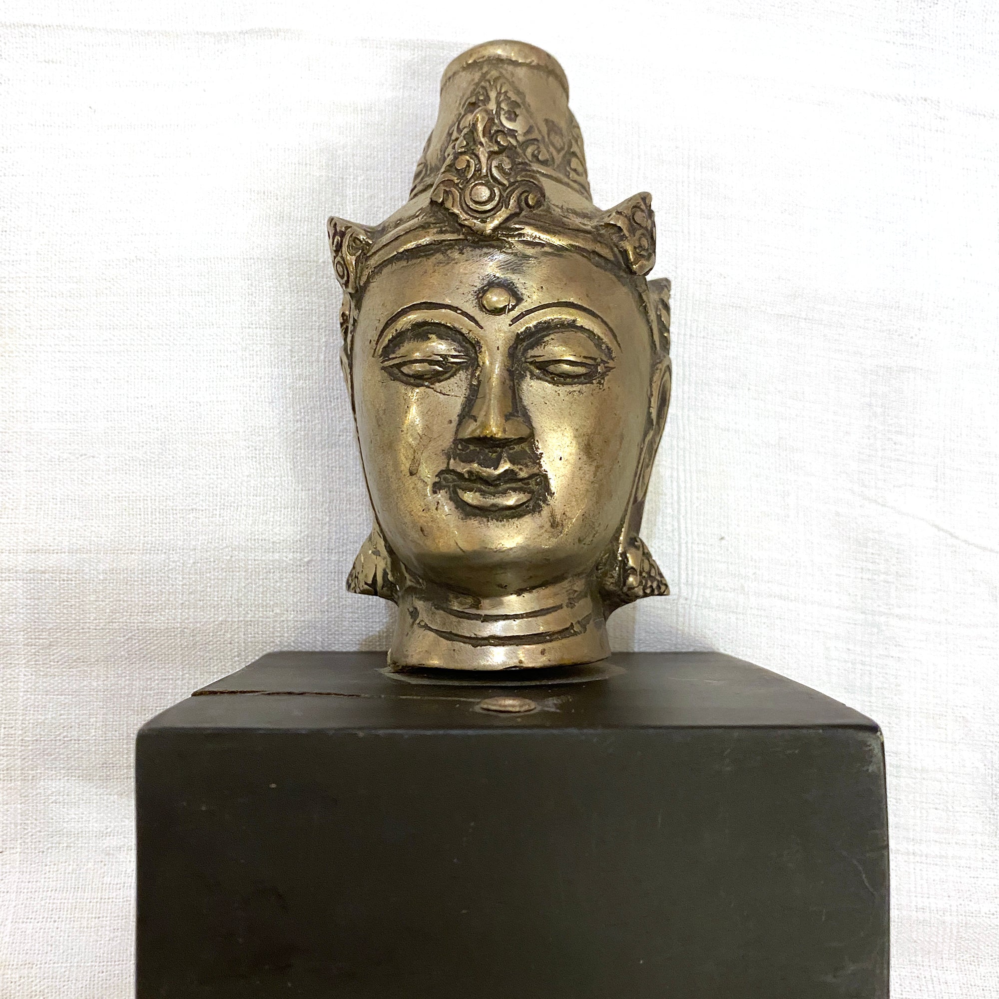 Buddha Head Incense holder - Vintage India NYC