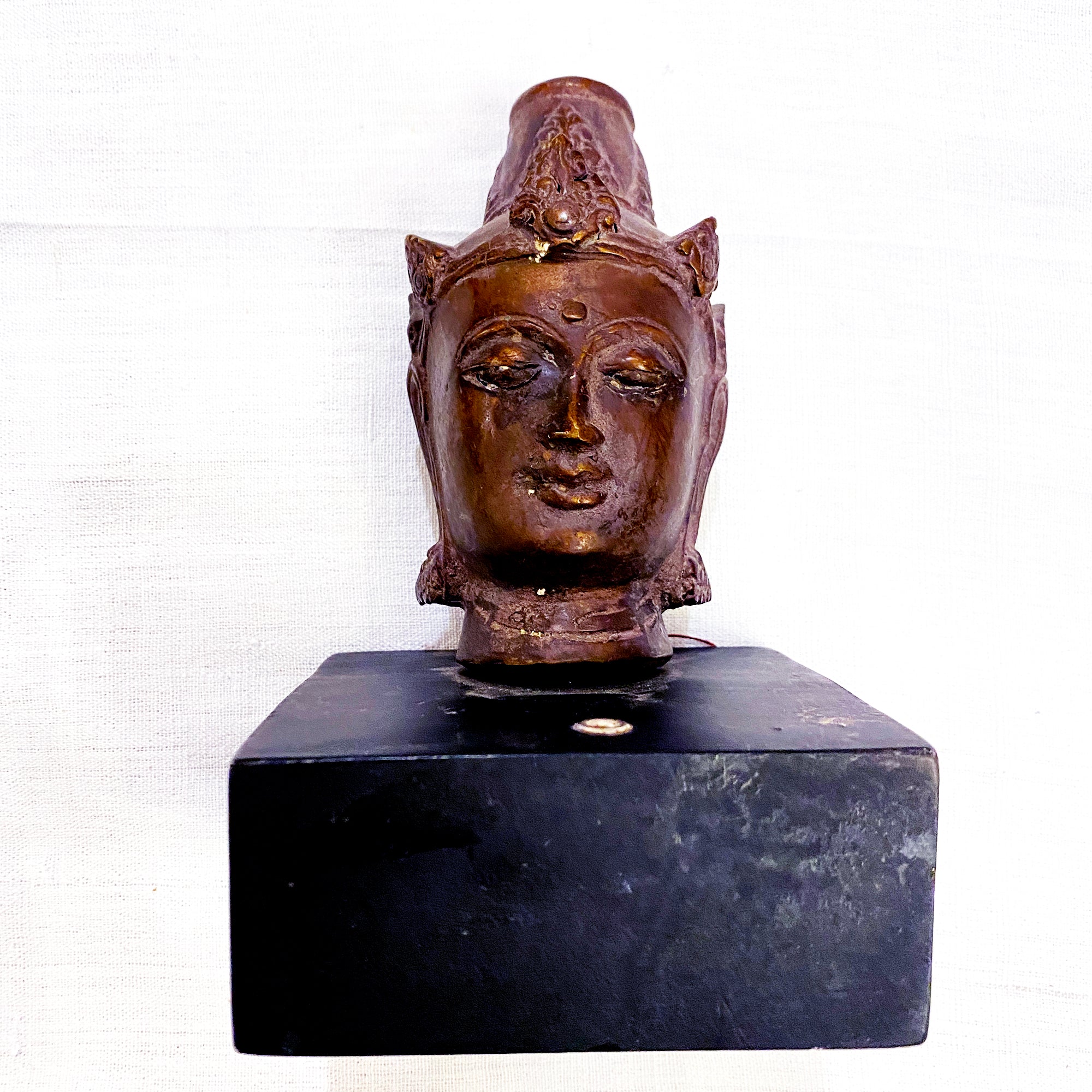 Buddha Head Incense holder - Vintage India NYC