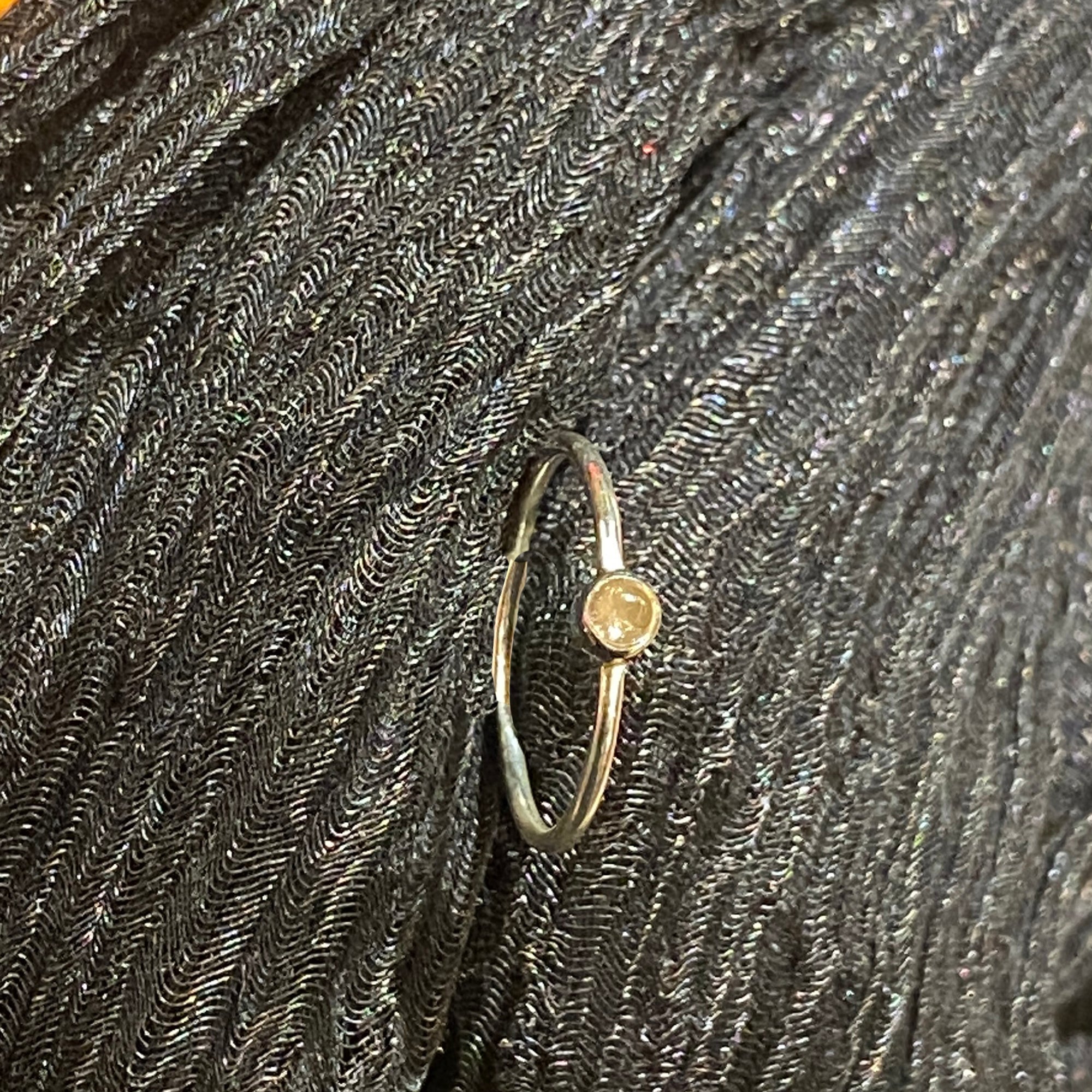 Moonstone Ring-Size 7 - Vintage India NYC