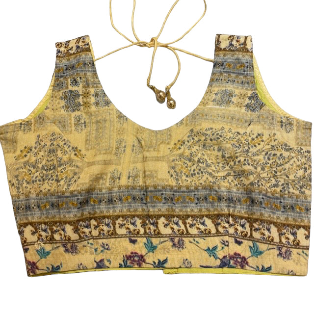 Brocade Saree Blouses-Size 40 - Vintage India NYC