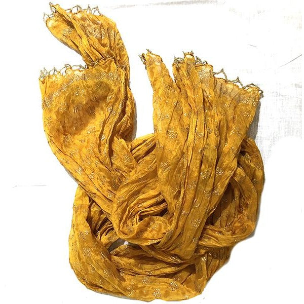 BN chiffon block print scarf - Vintage India NYC