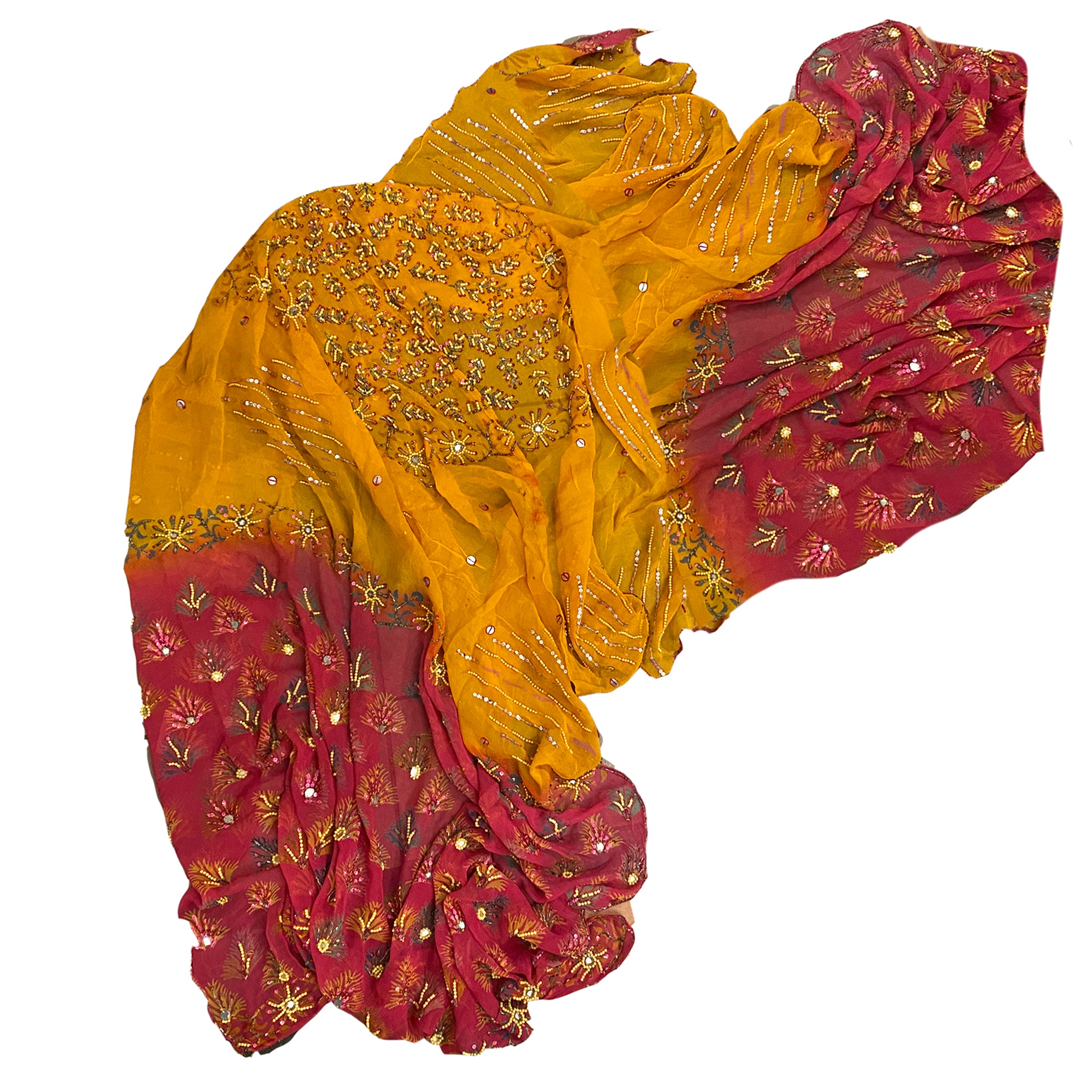 Vintage Dupatta Scarf 8569 - Vintage India NYC