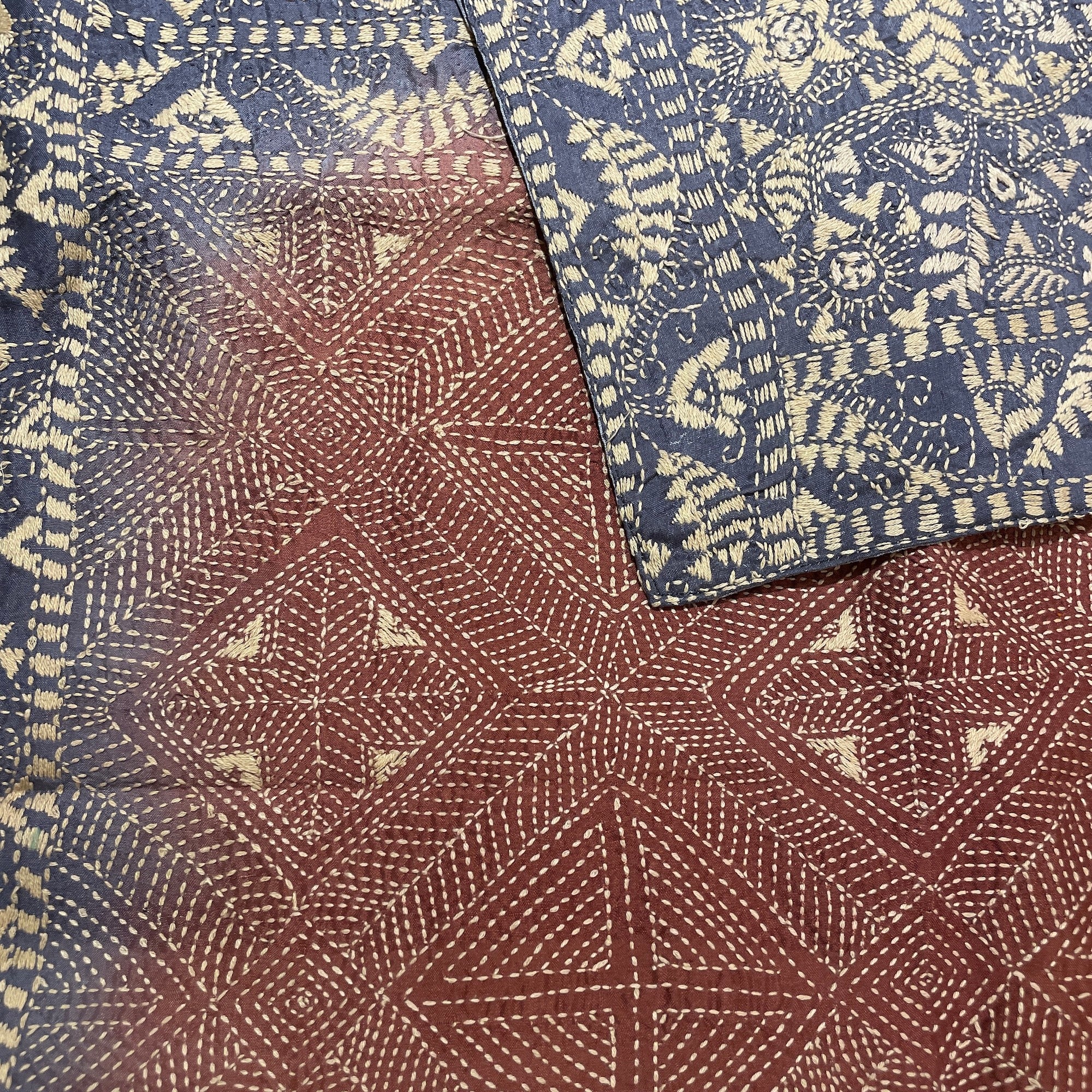 Fine Silk Kantha Scarves-Various - Vintage India NYC