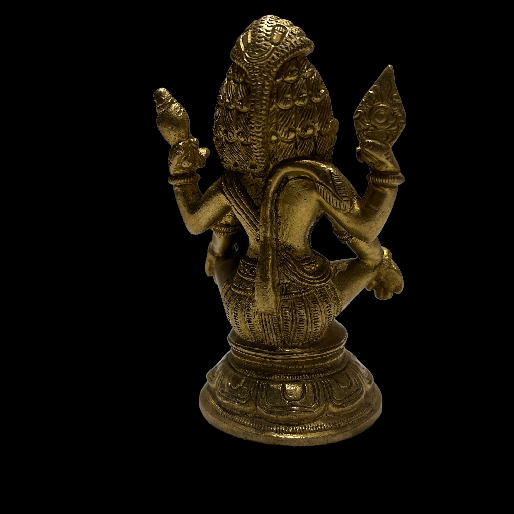 GM Brass Narsimha 5 in - Vintage India NYC